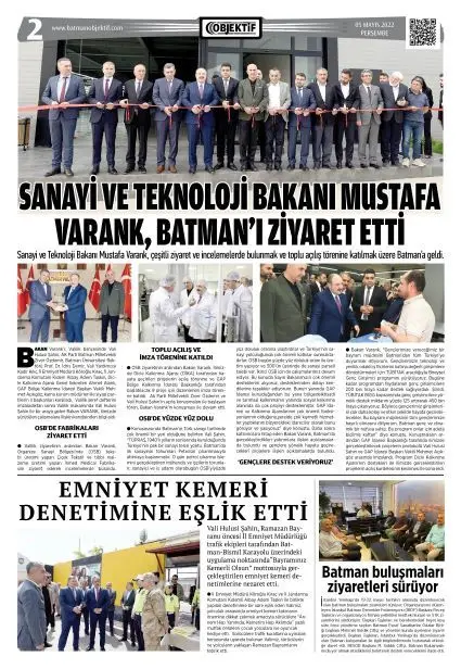 04.05.2022 tarihli sayı, 2. sayfa