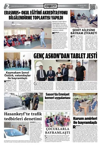 06.05.2022 tarihli sayı, 2. sayfa