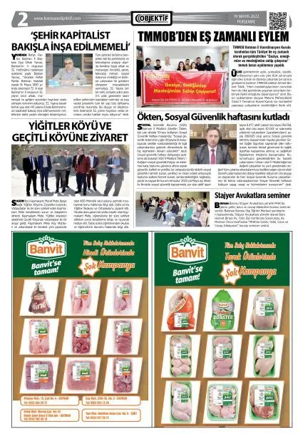 19.05.2022 tarihli sayı, 2. sayfa
