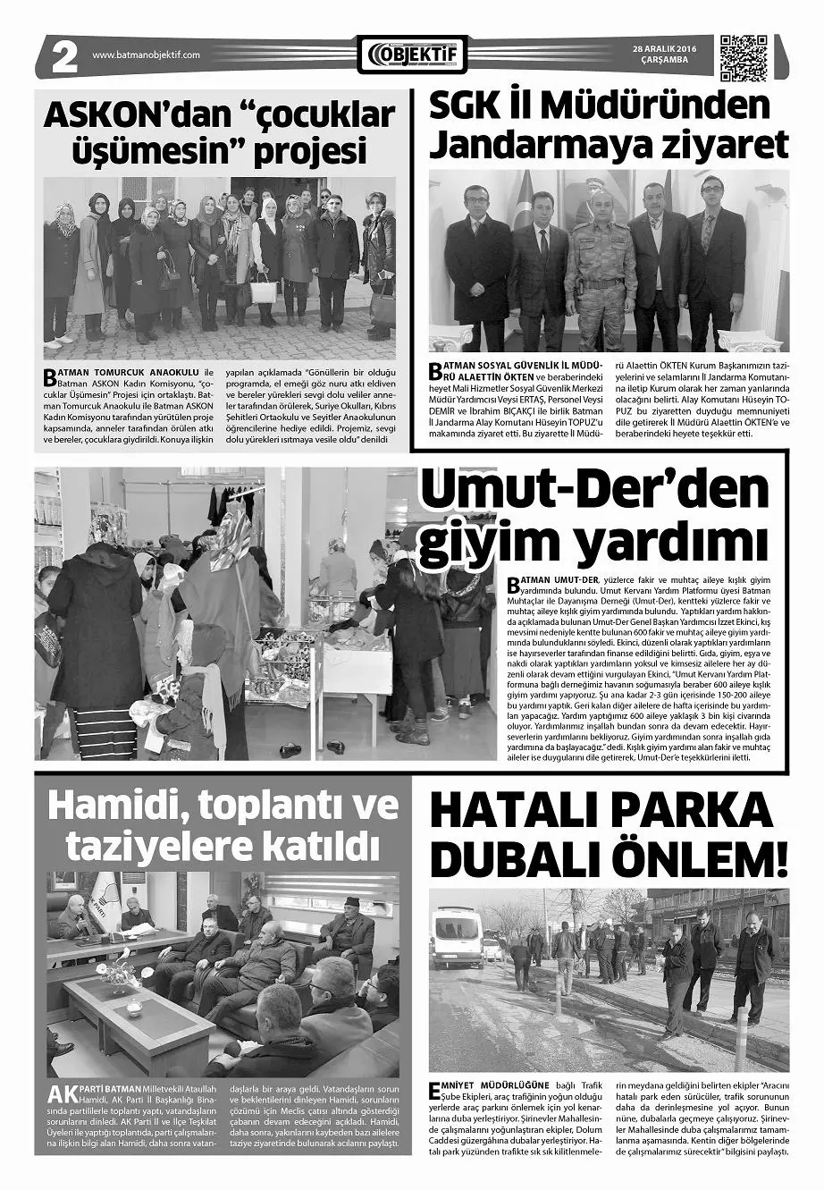 28.12.2016 tarihli sayı, 2. sayfa