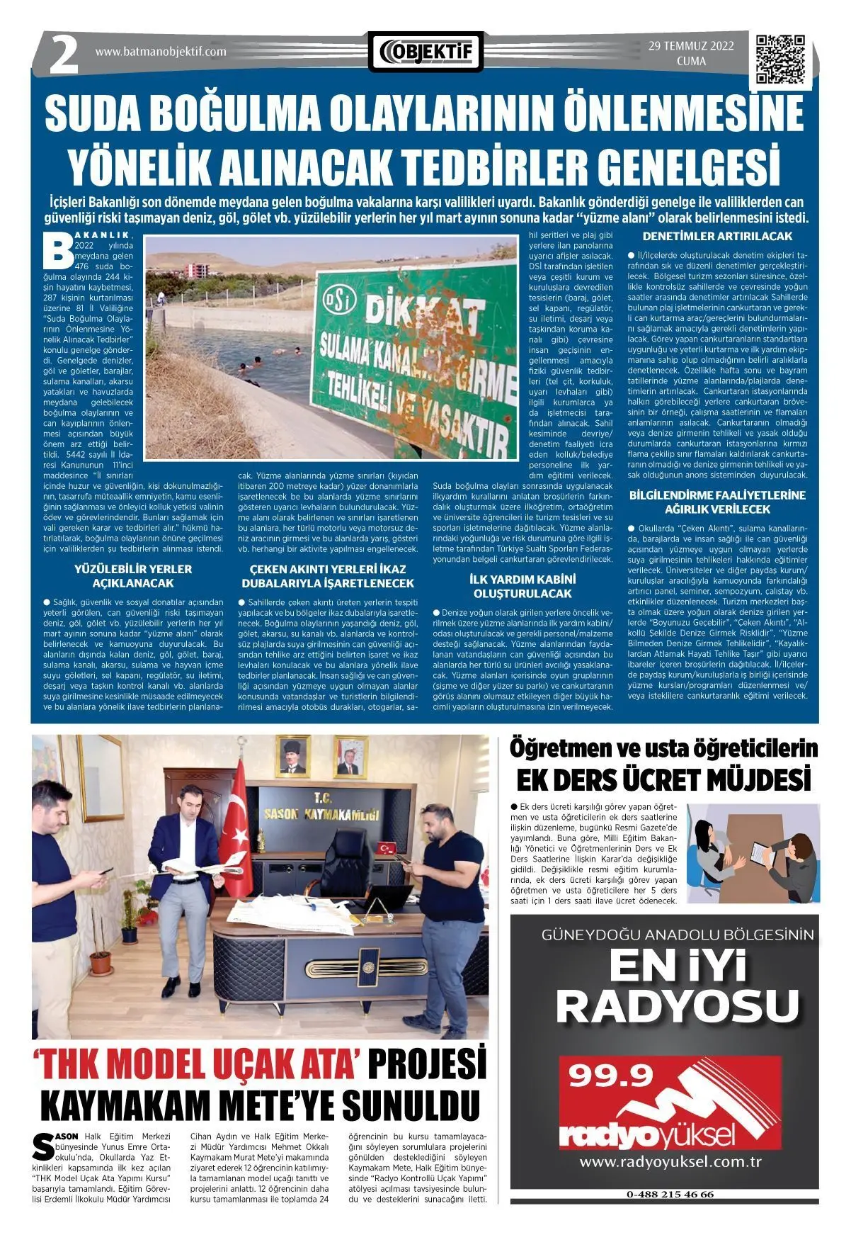 01.08.2022 tarihli sayı, 2. sayfa