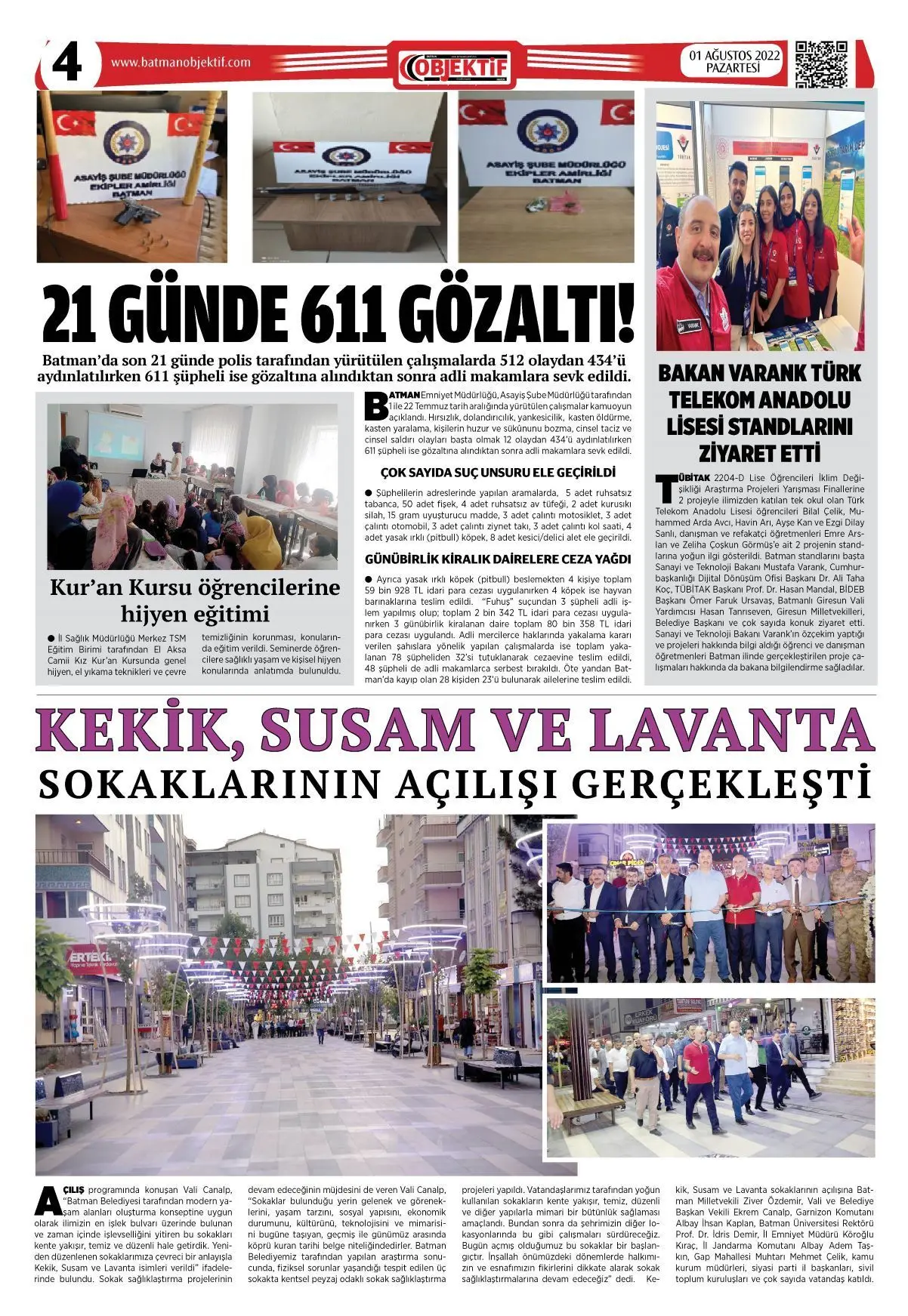 01.08.2022 tarihli sayı, 4. sayfa