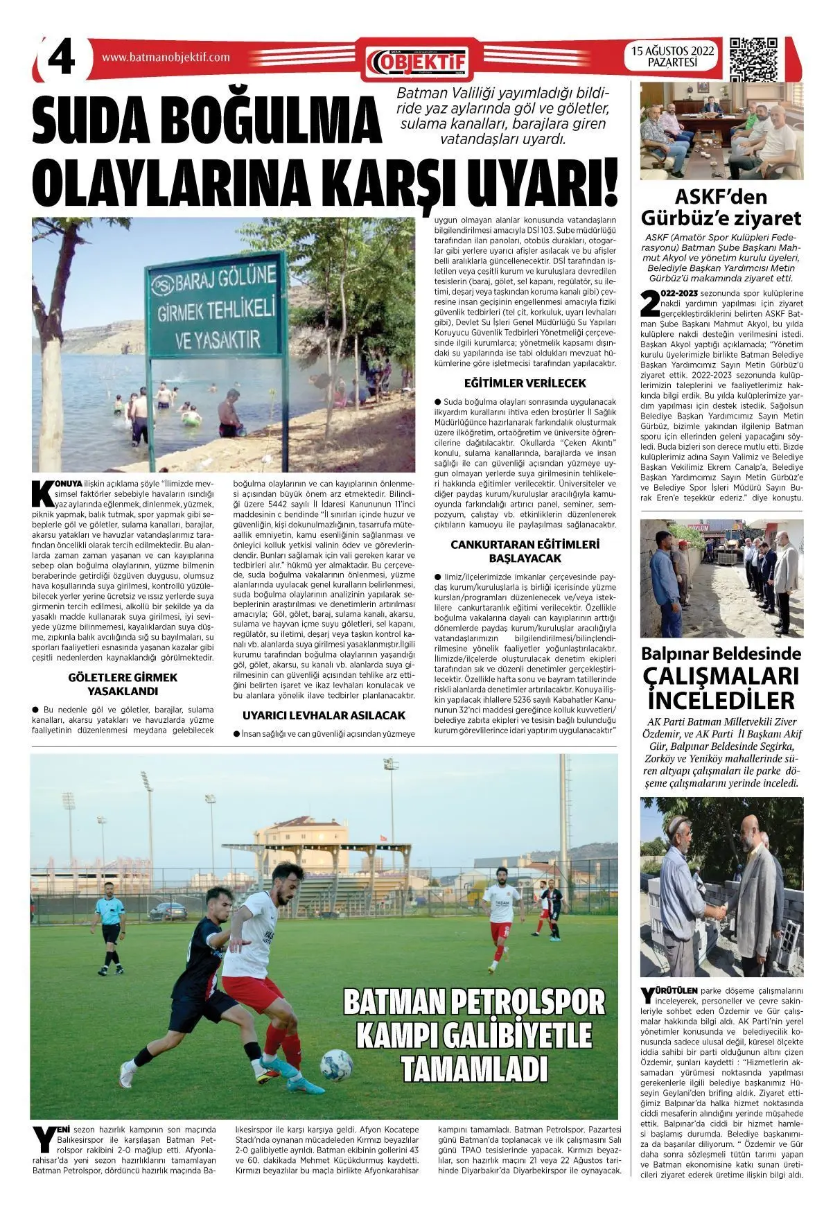 16.08.2022 tarihli sayı, 4. sayfa