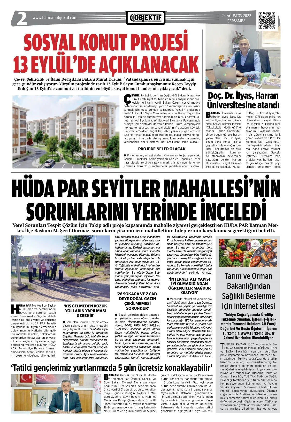 23.08.2022 tarihli sayı, 2. sayfa