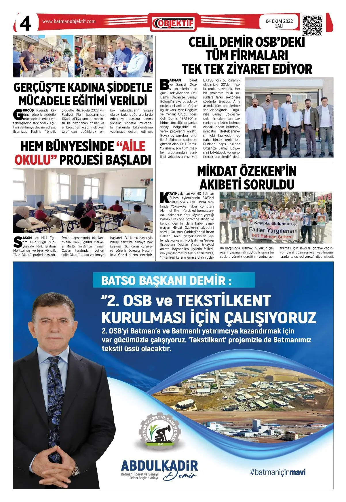 04.10.2022 tarihli sayı, 4. sayfa