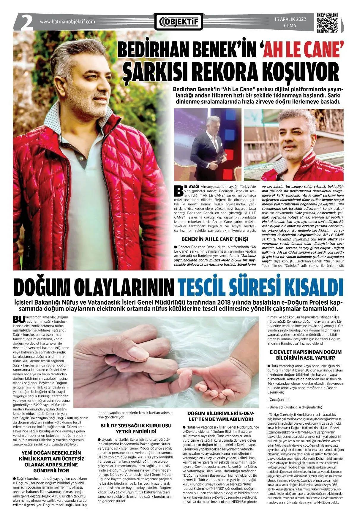 18.12.2022 tarihli sayı, 2. sayfa