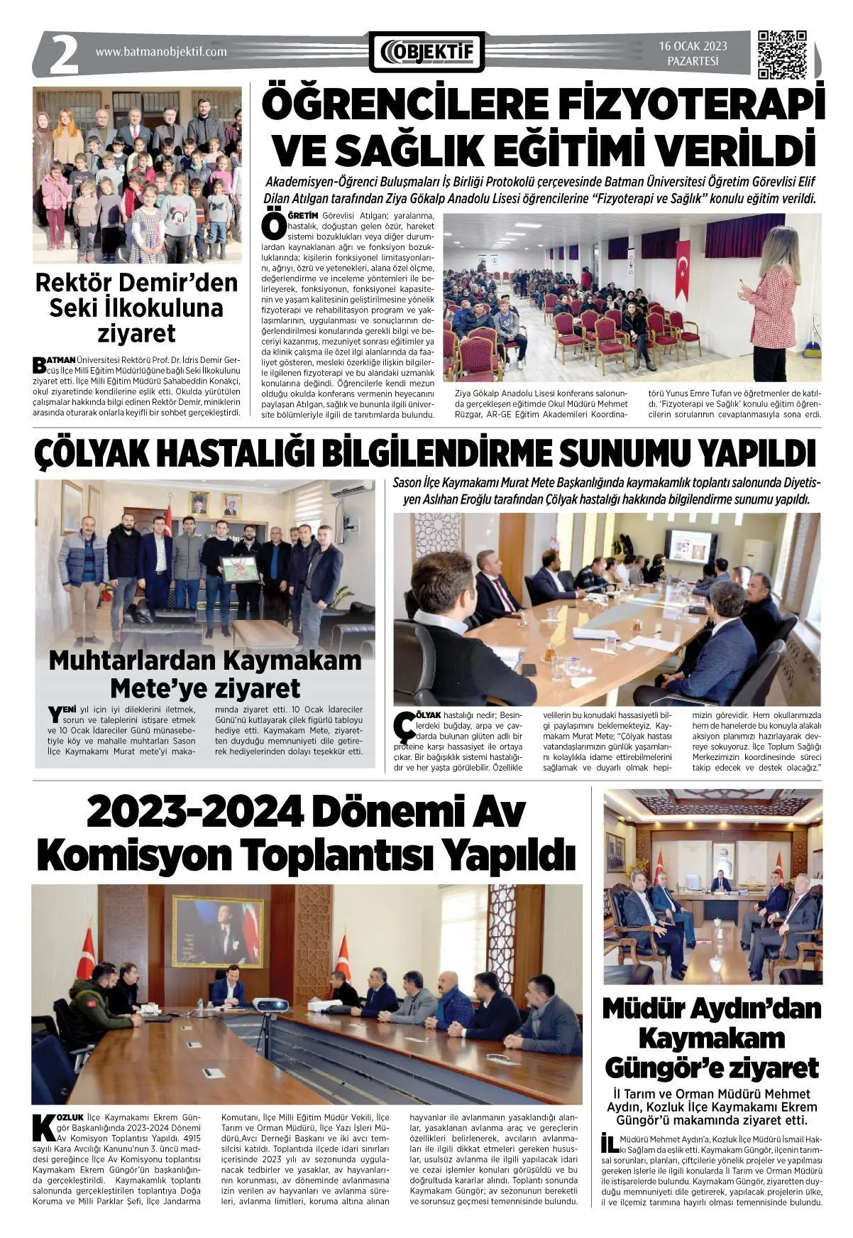 15.01.2023 tarihli sayı, 2. sayfa