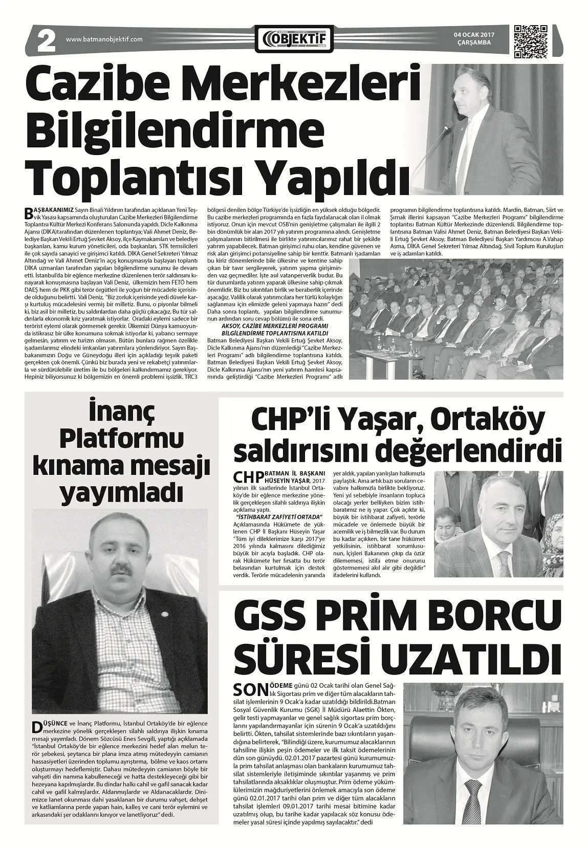 04.01.2017 tarihli sayı, 2. sayfa
