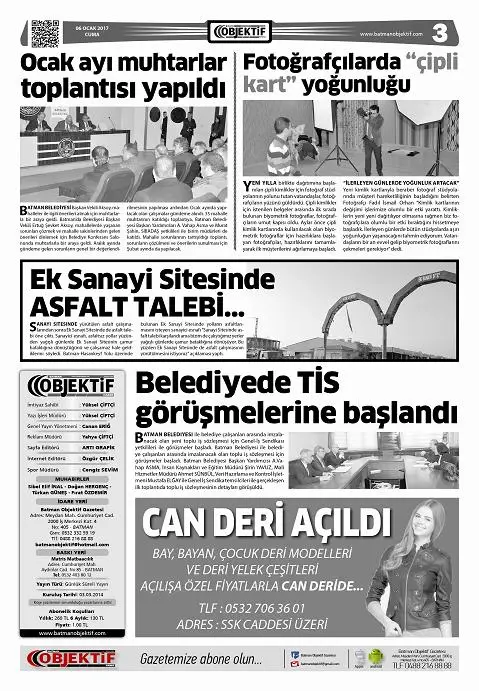 05.01.2017 tarihli sayı, 3. sayfa