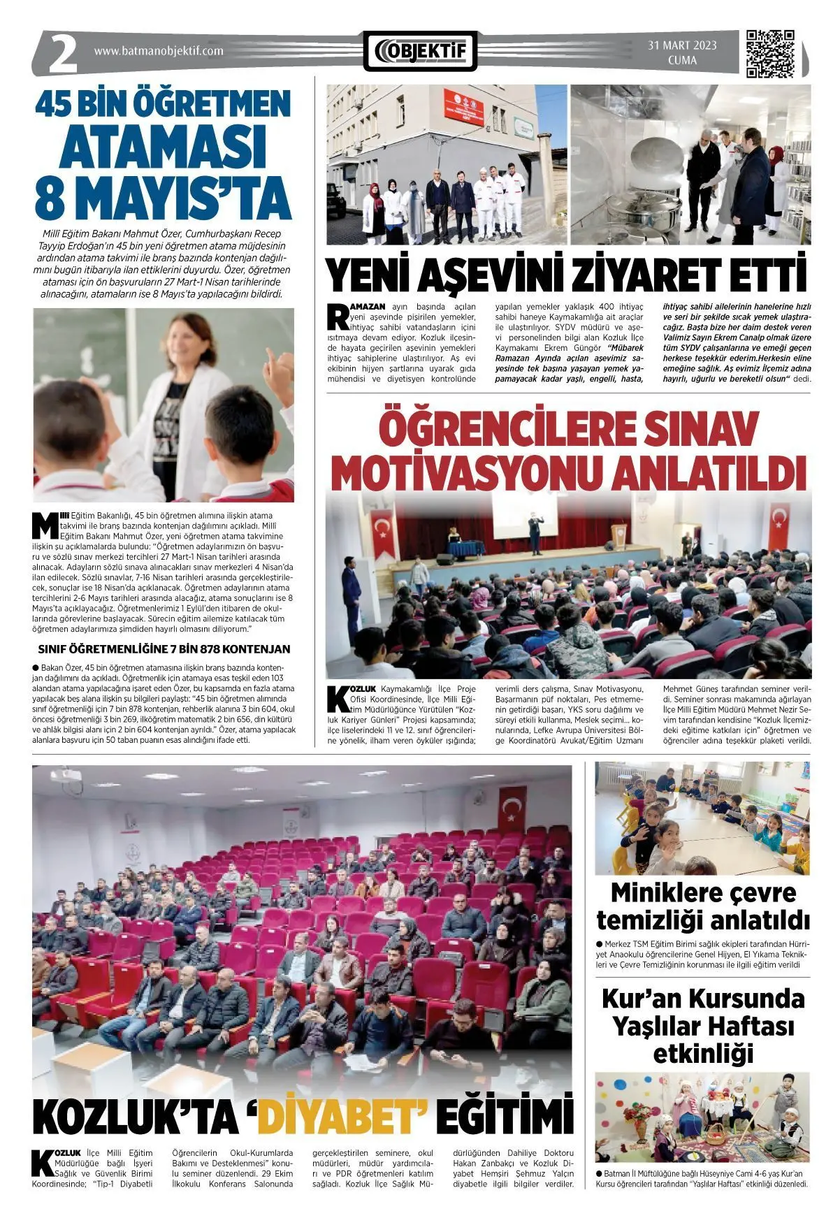 31.03.2023 tarihli sayı, 2. sayfa