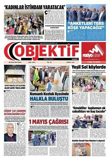 27.04.2023 tarihli sayı, 1. sayfa
