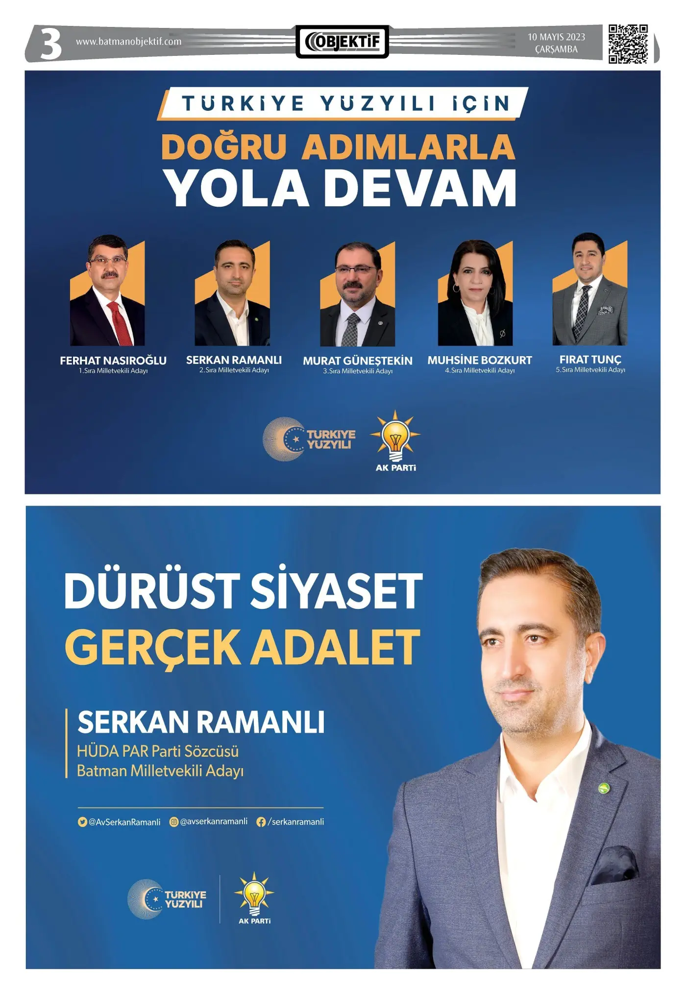 10.05.2023 tarihli sayı, 3. sayfa