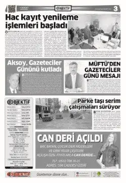 10.01.2017 tarihli sayı, 3. sayfa