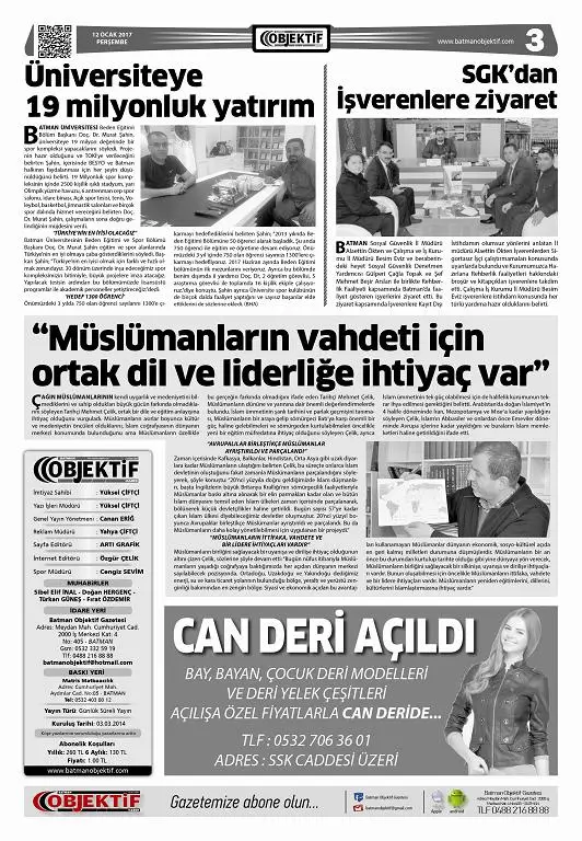 11.01.2017 tarihli sayı, 3. sayfa