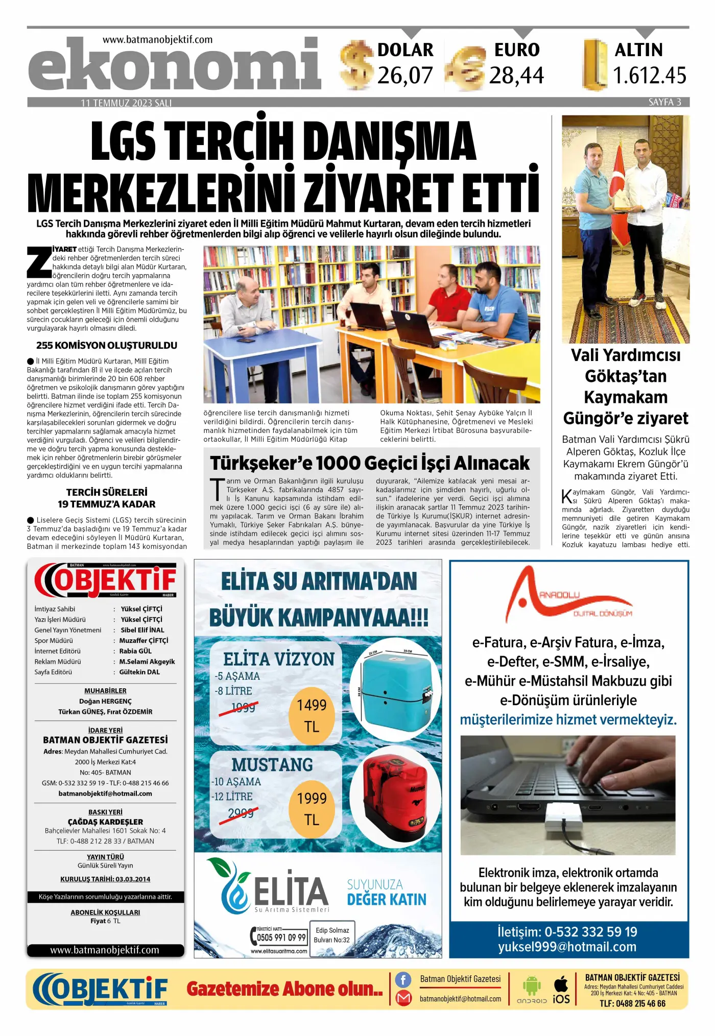 10.07.2023 tarihli sayı, 3. sayfa