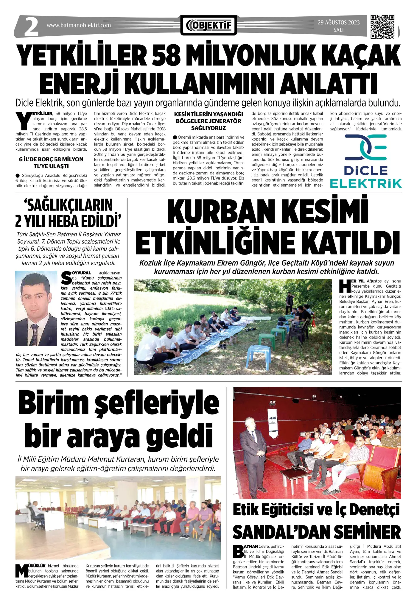 29.08.2023 tarihli sayı, 2. sayfa