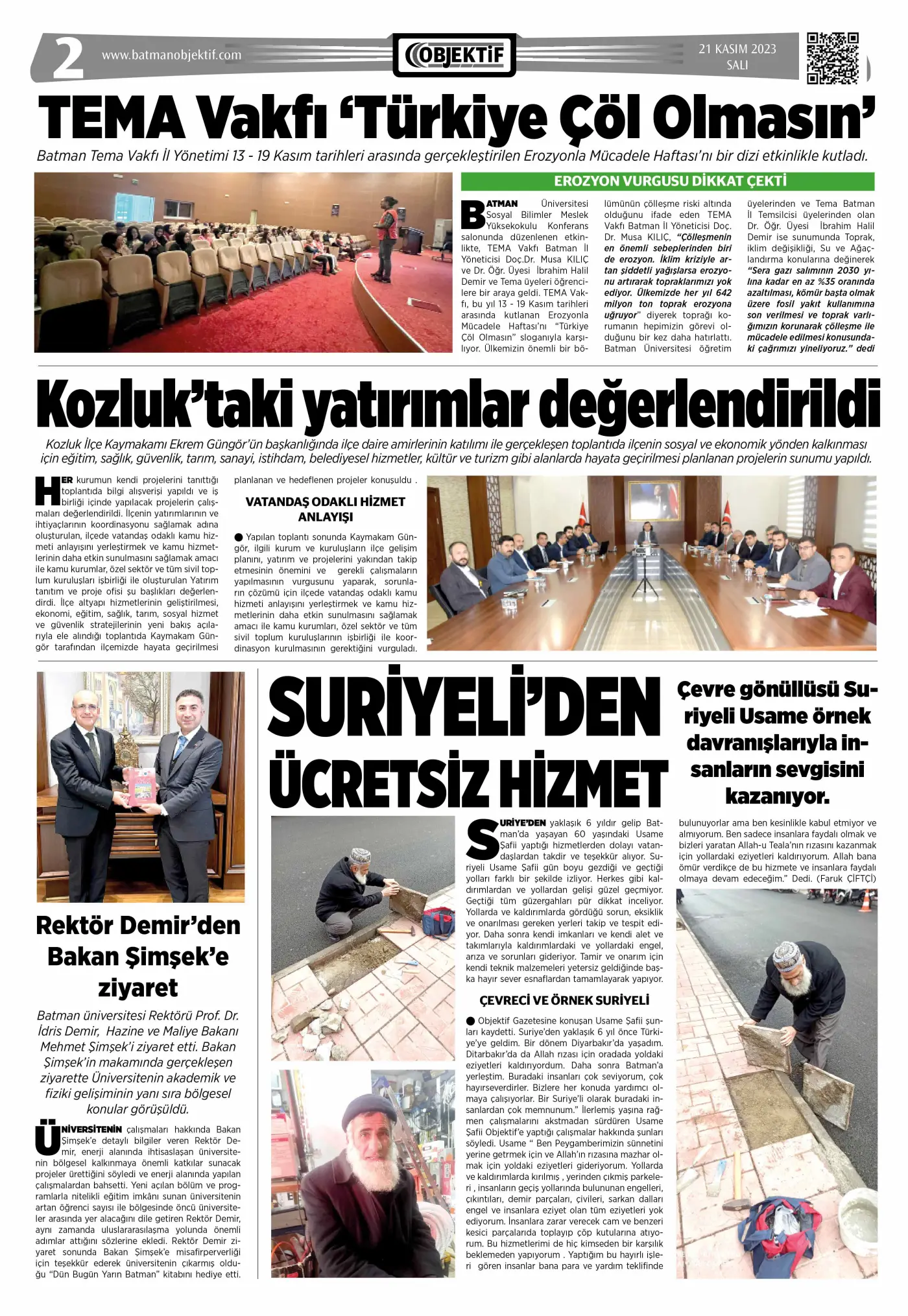 20.11.2023 tarihli sayı, 2. sayfa