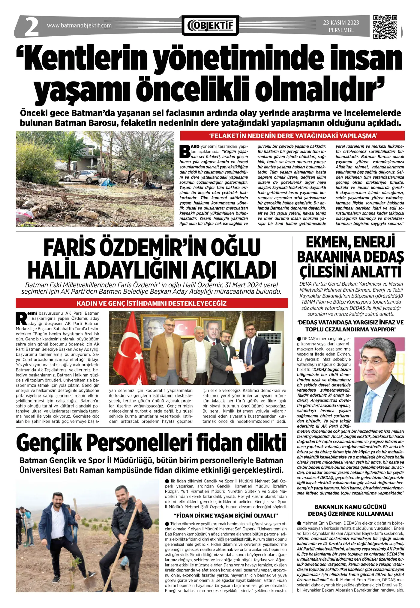 22.11.2023 tarihli sayı, 2. sayfa