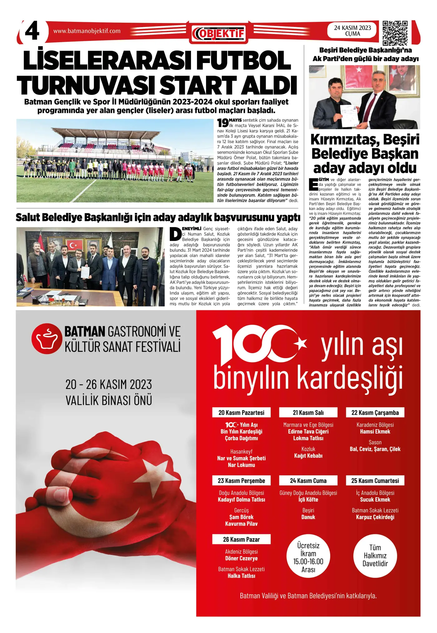 23.11.2023 tarihli sayı, 4. sayfa