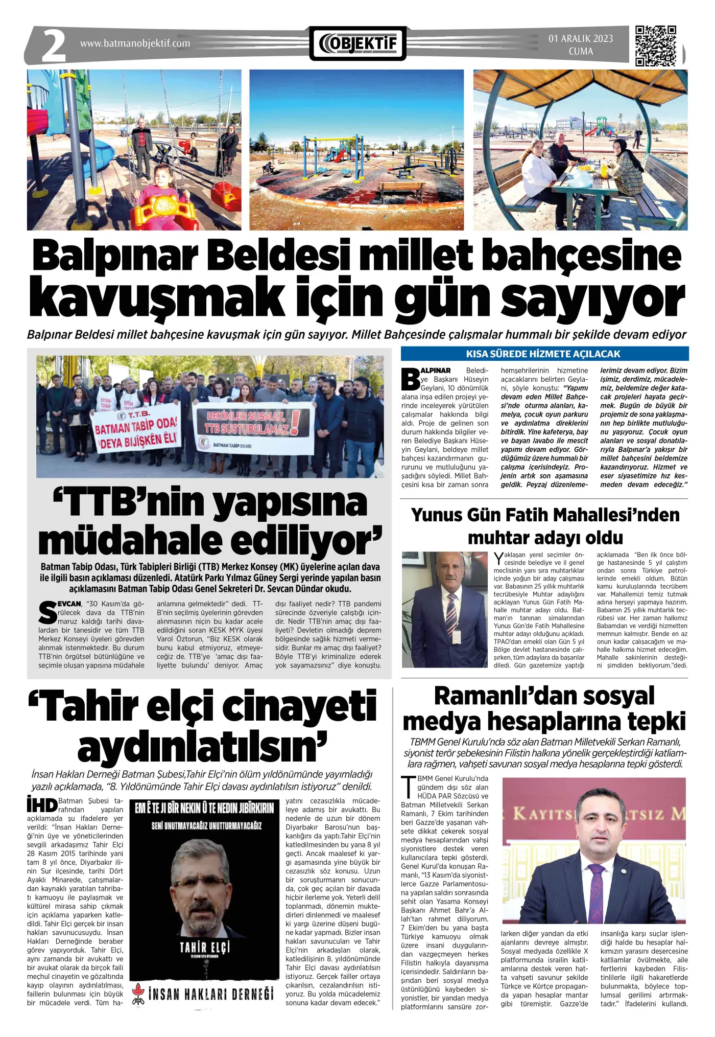 30.11.2023 tarihli sayı, 2. sayfa