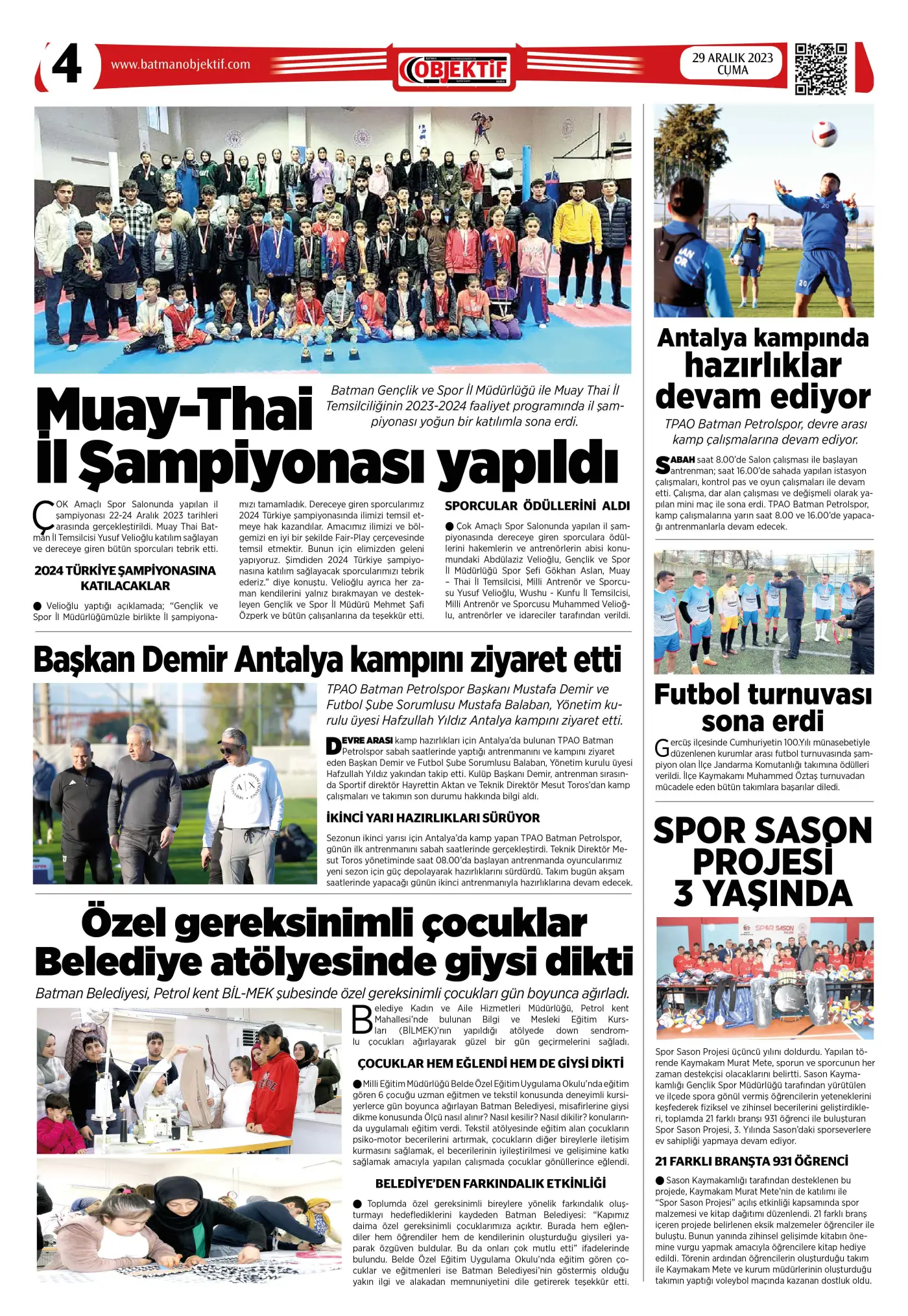 29.12.2023 tarihli sayı, 4. sayfa