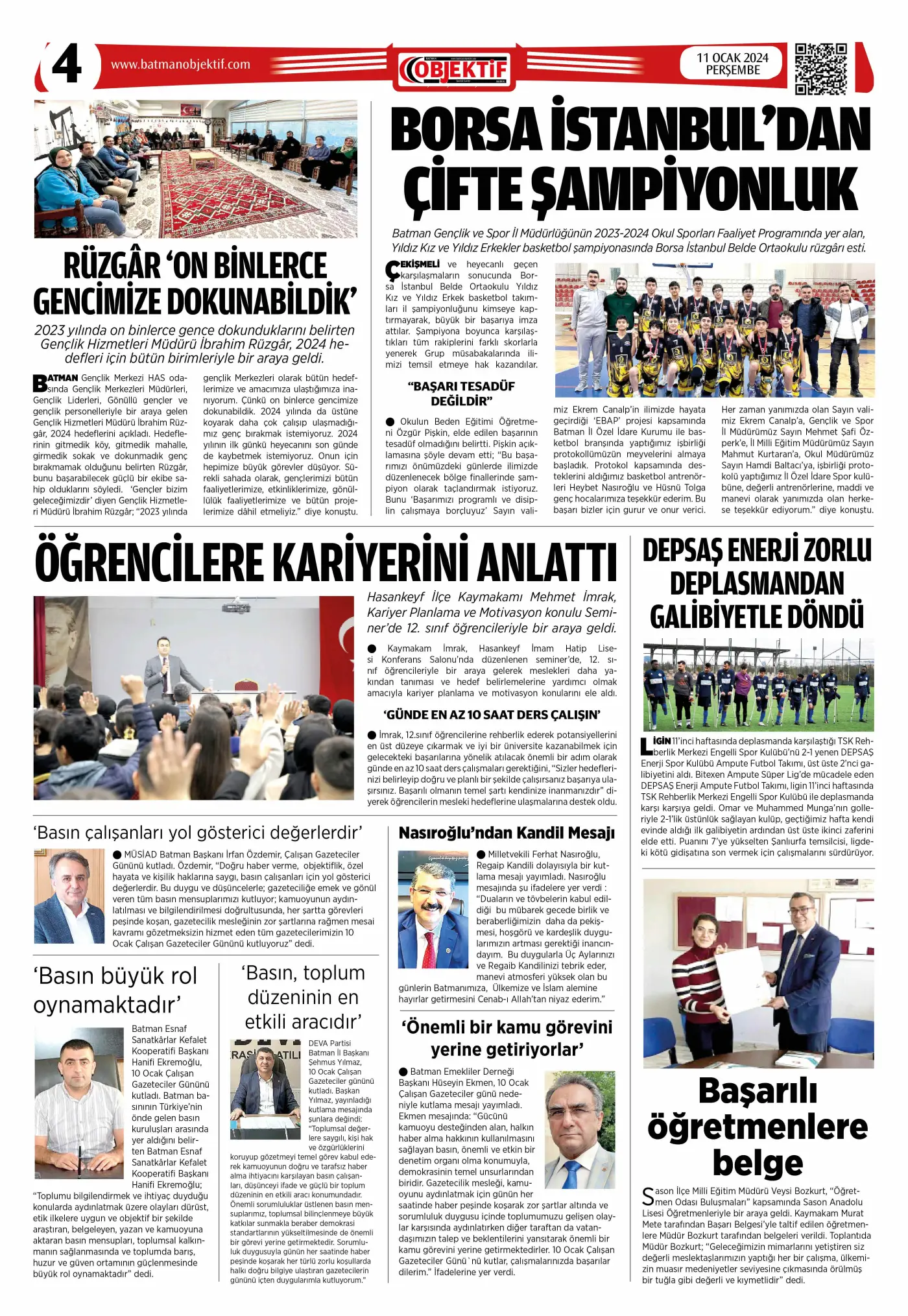 11.01.2024 tarihli sayı, 4. sayfa