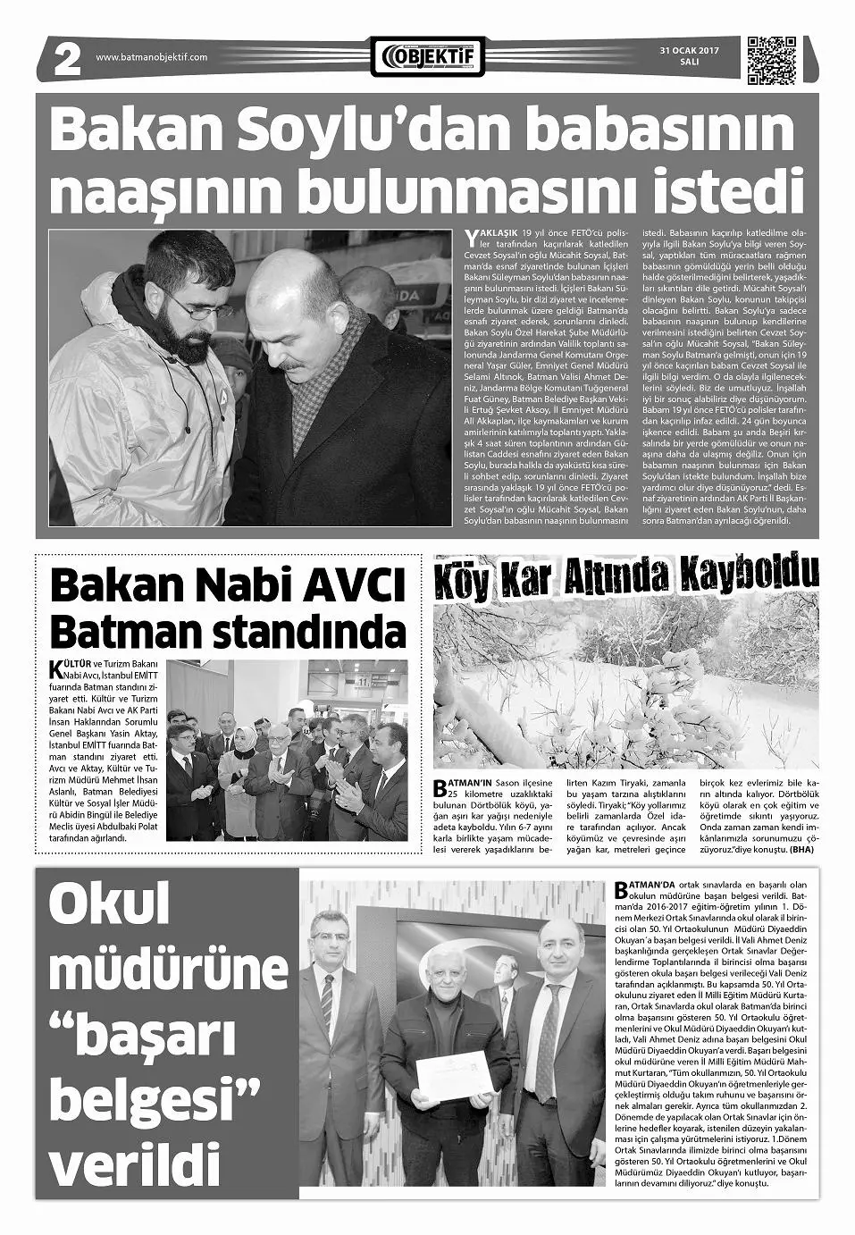 30.01.2017 tarihli sayı, 2. sayfa