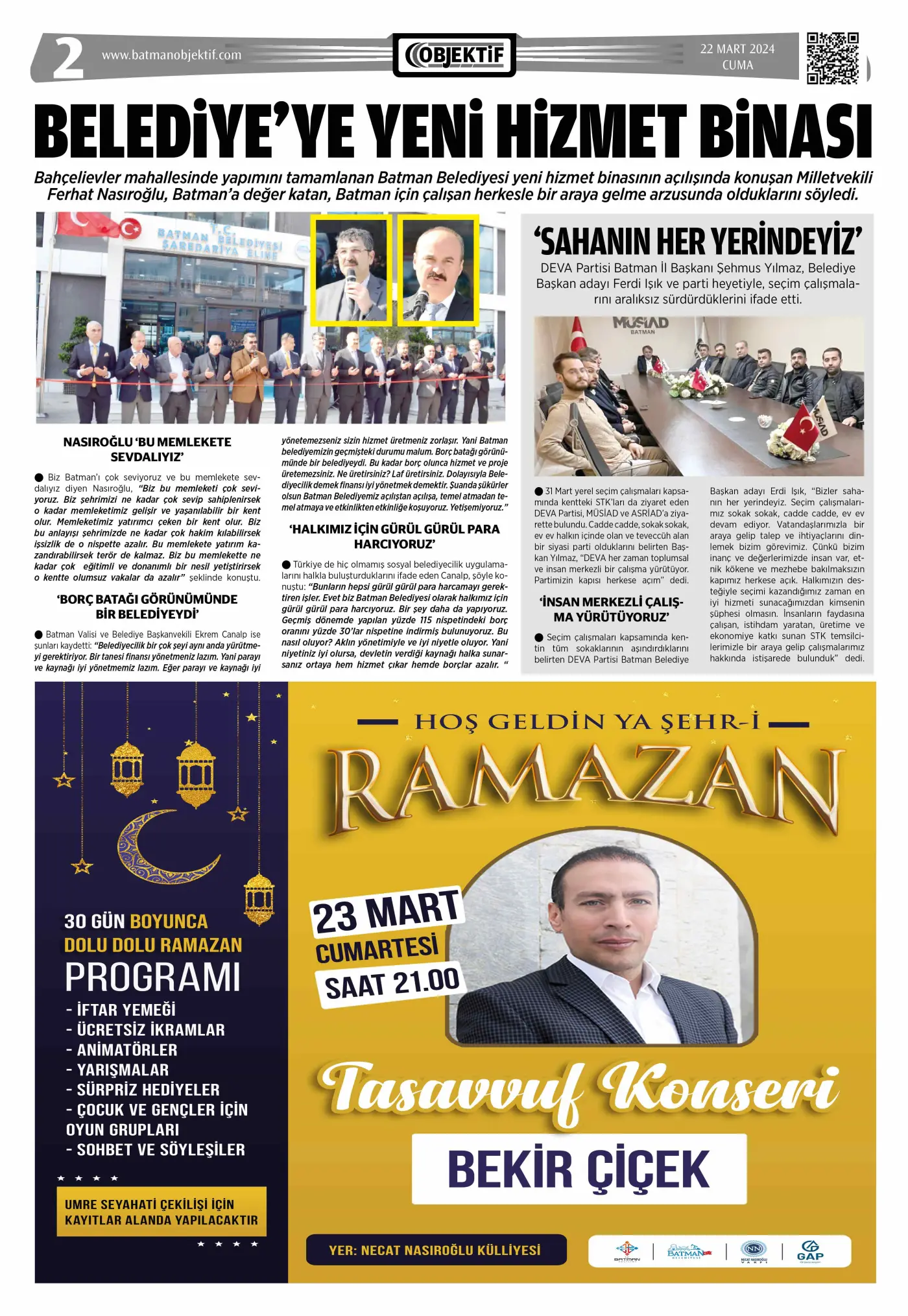 24.03.2024 tarihli sayı, 2. sayfa