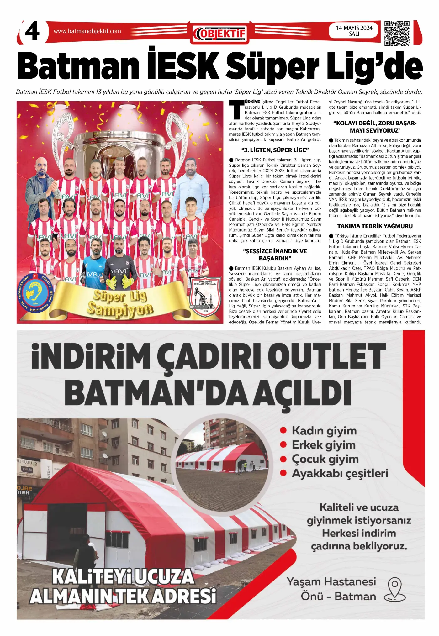 14.05.2024 tarihli sayı, 4. sayfa
