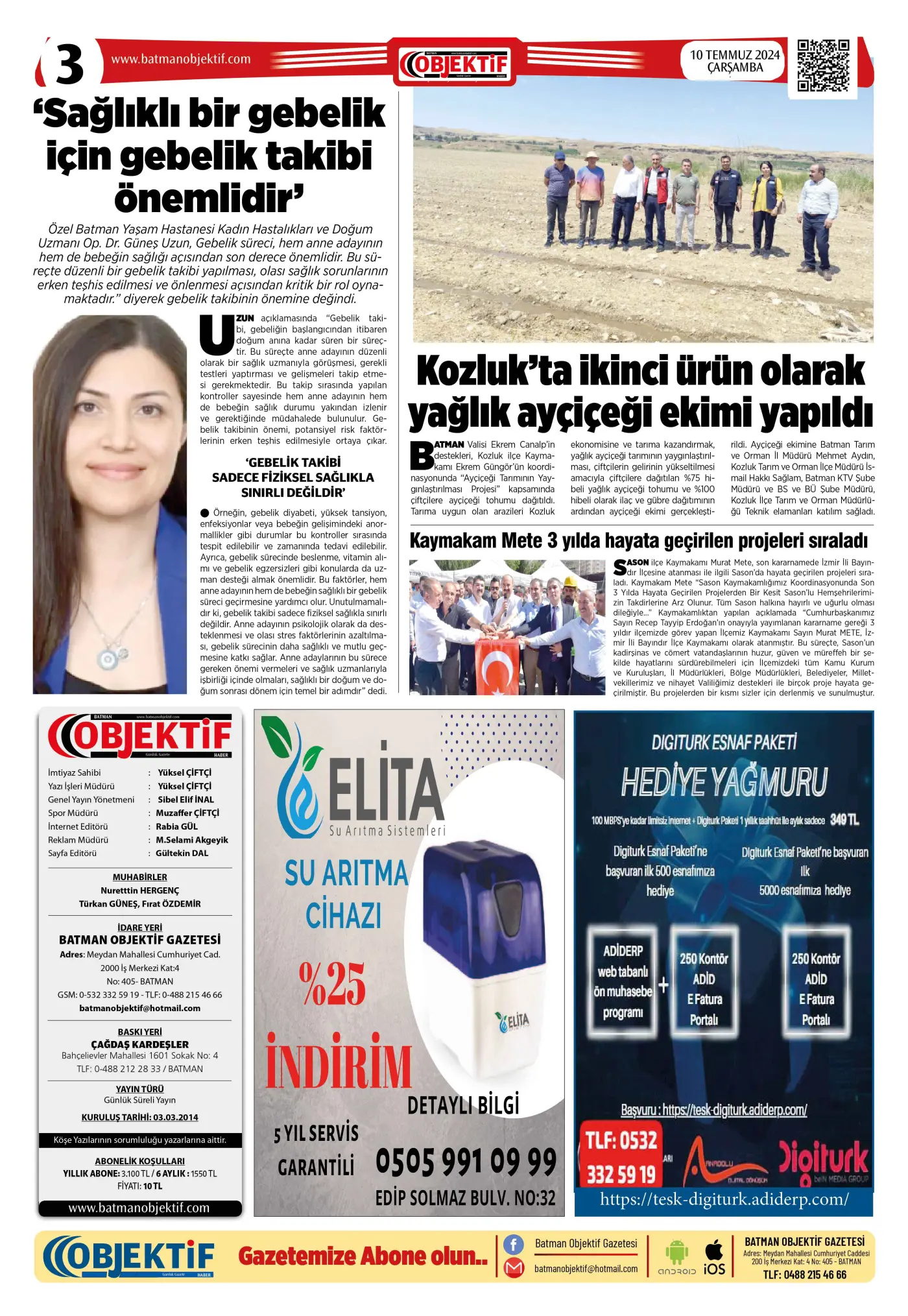10.07.2024 tarihli sayı, 3. sayfa