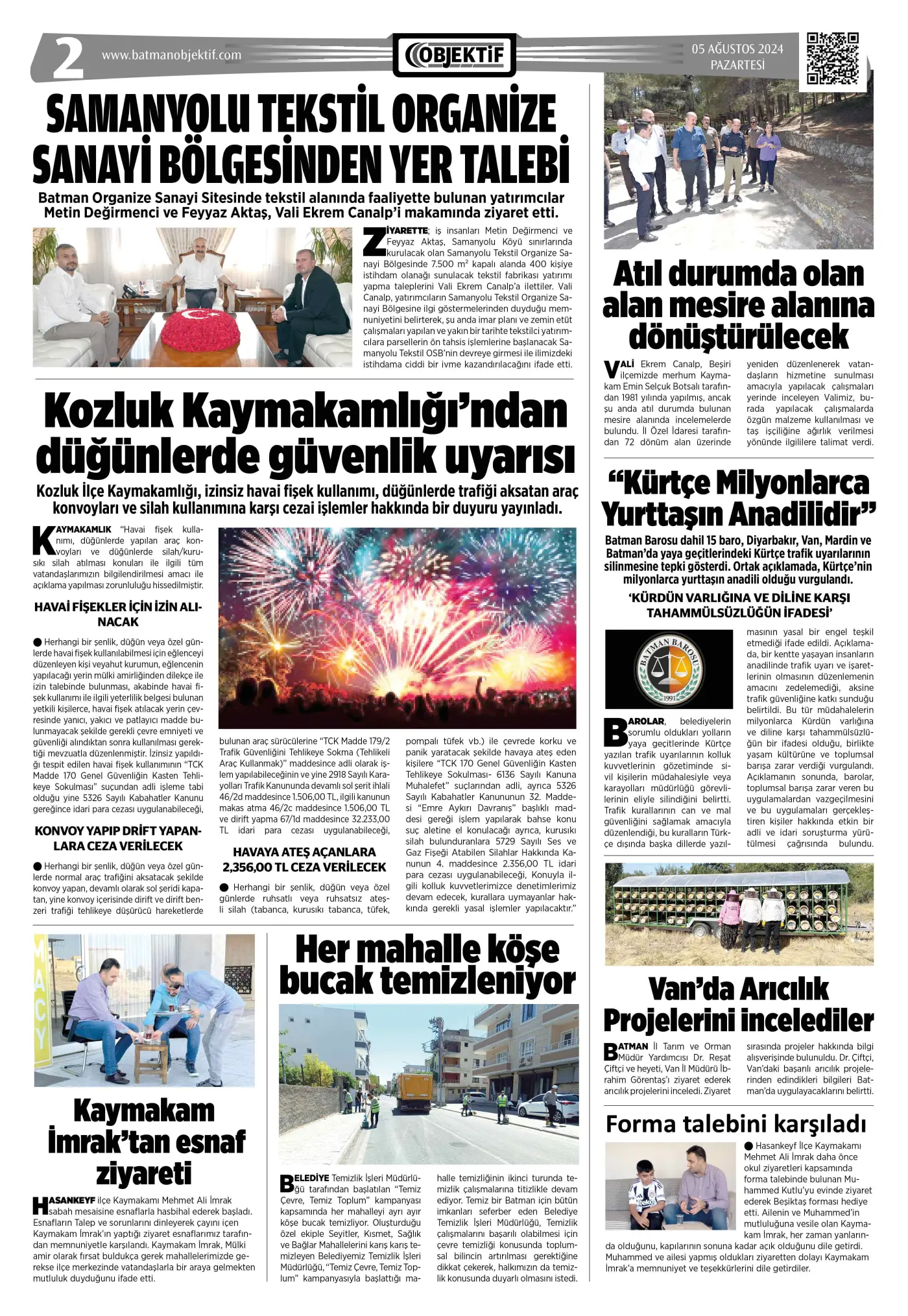 05.08.2024 tarihli sayı, 2. sayfa