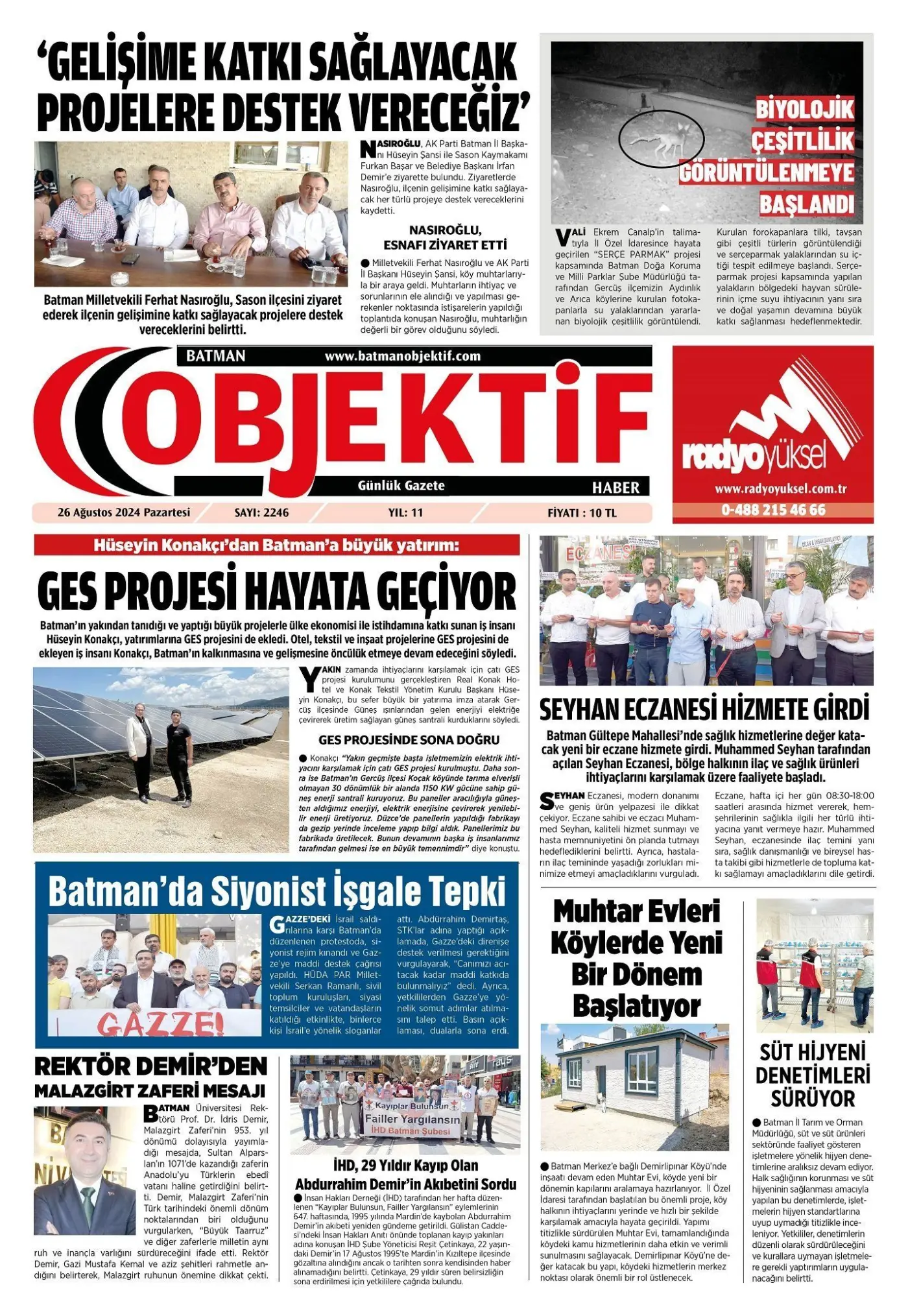 28.08.2024 tarihli sayı, 1. sayfa