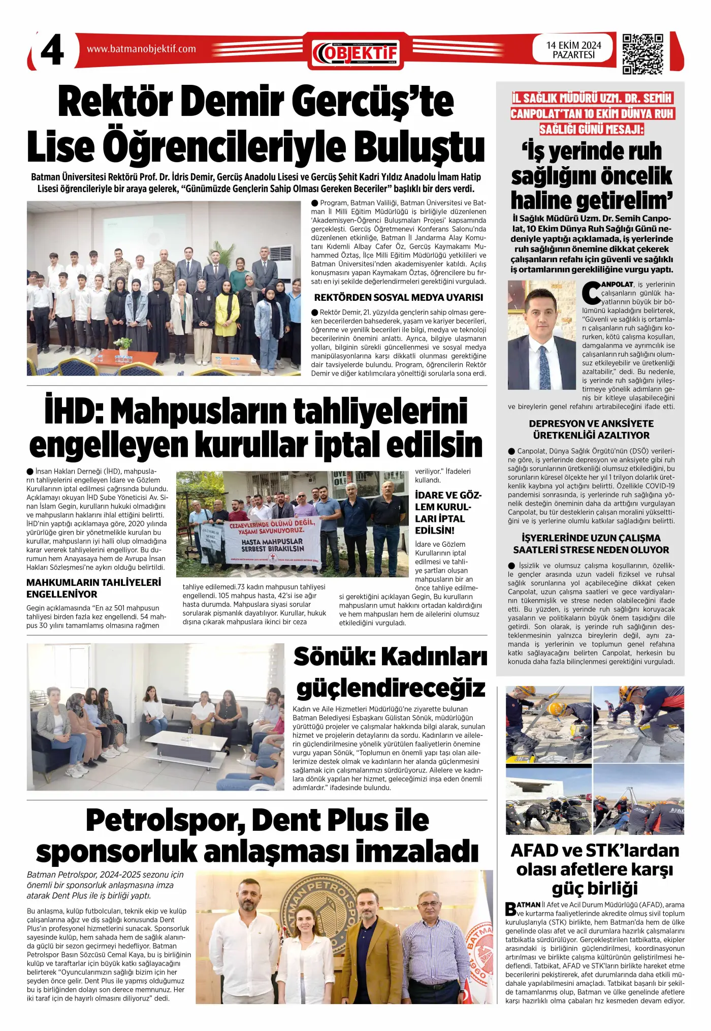 13.10.2024 tarihli sayı, 4. sayfa