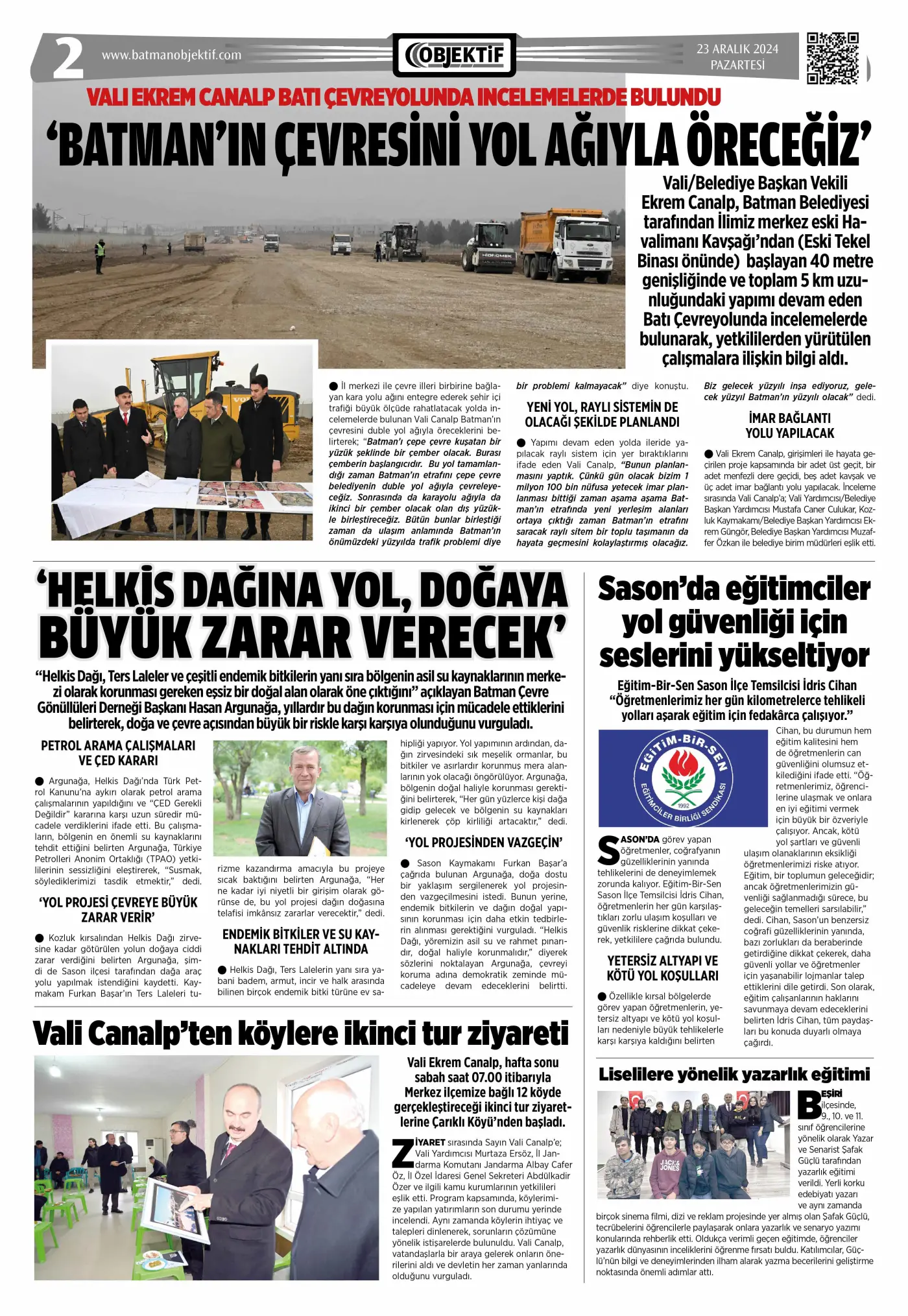 23.12.2024 tarihli sayı, 2. sayfa
