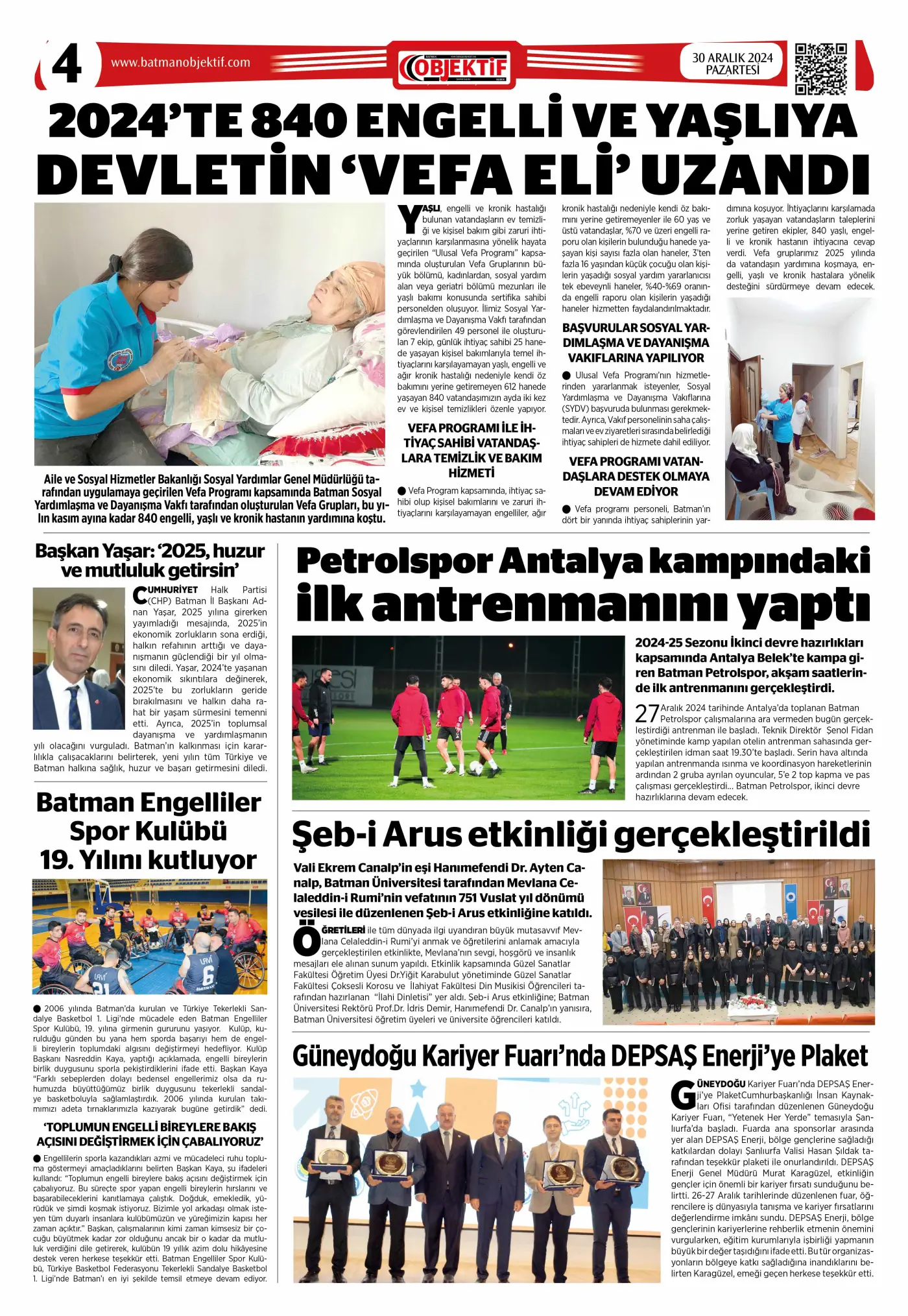 30.12.2024 tarihli sayı, 4. sayfa