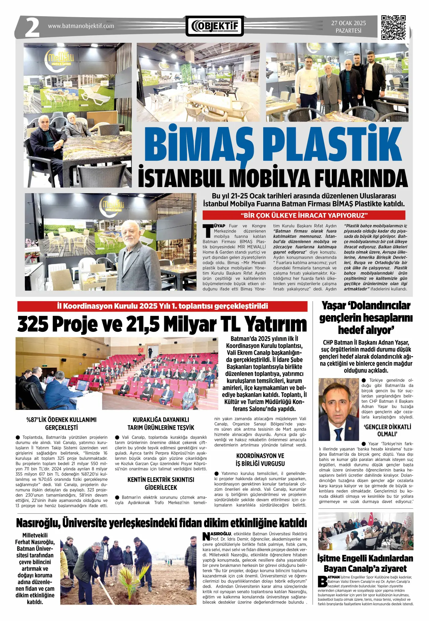 28.01.2025 tarihli sayı, 2. sayfa