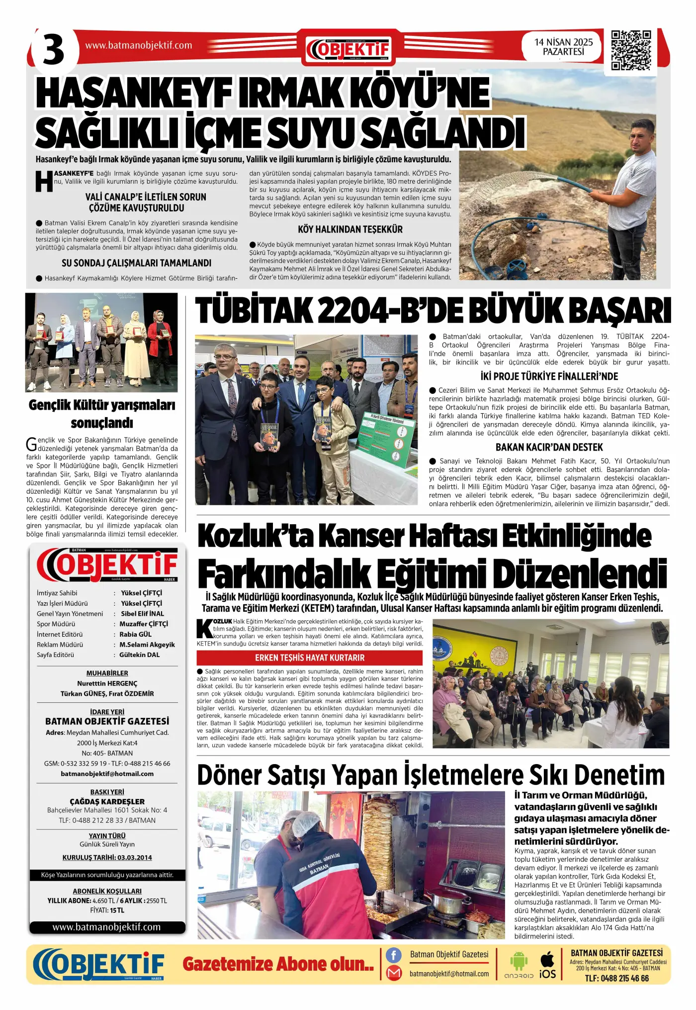 14.04.2025 tarihli sayı, 3. sayfa