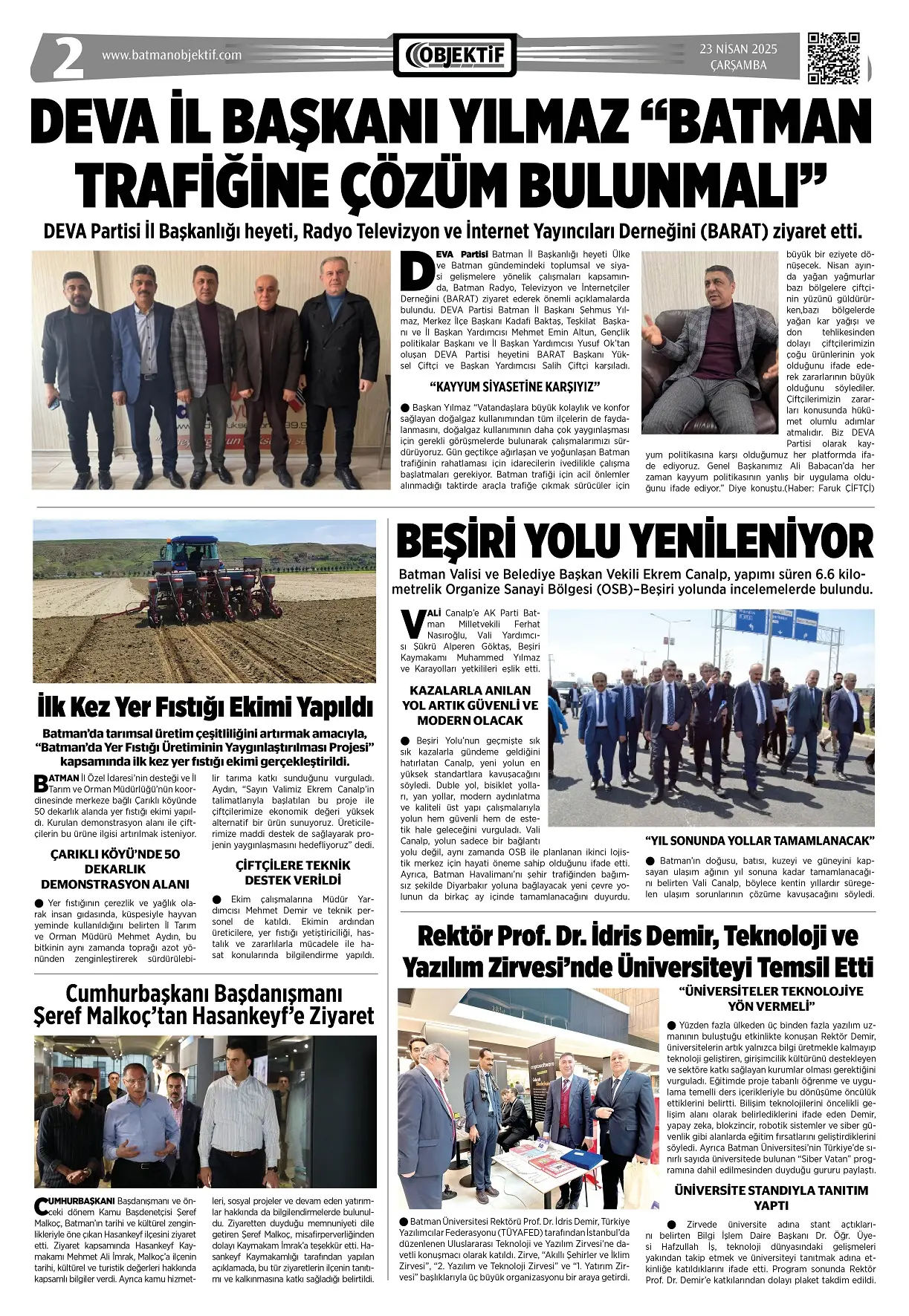 24.04.2025 tarihli sayı, 2. sayfa