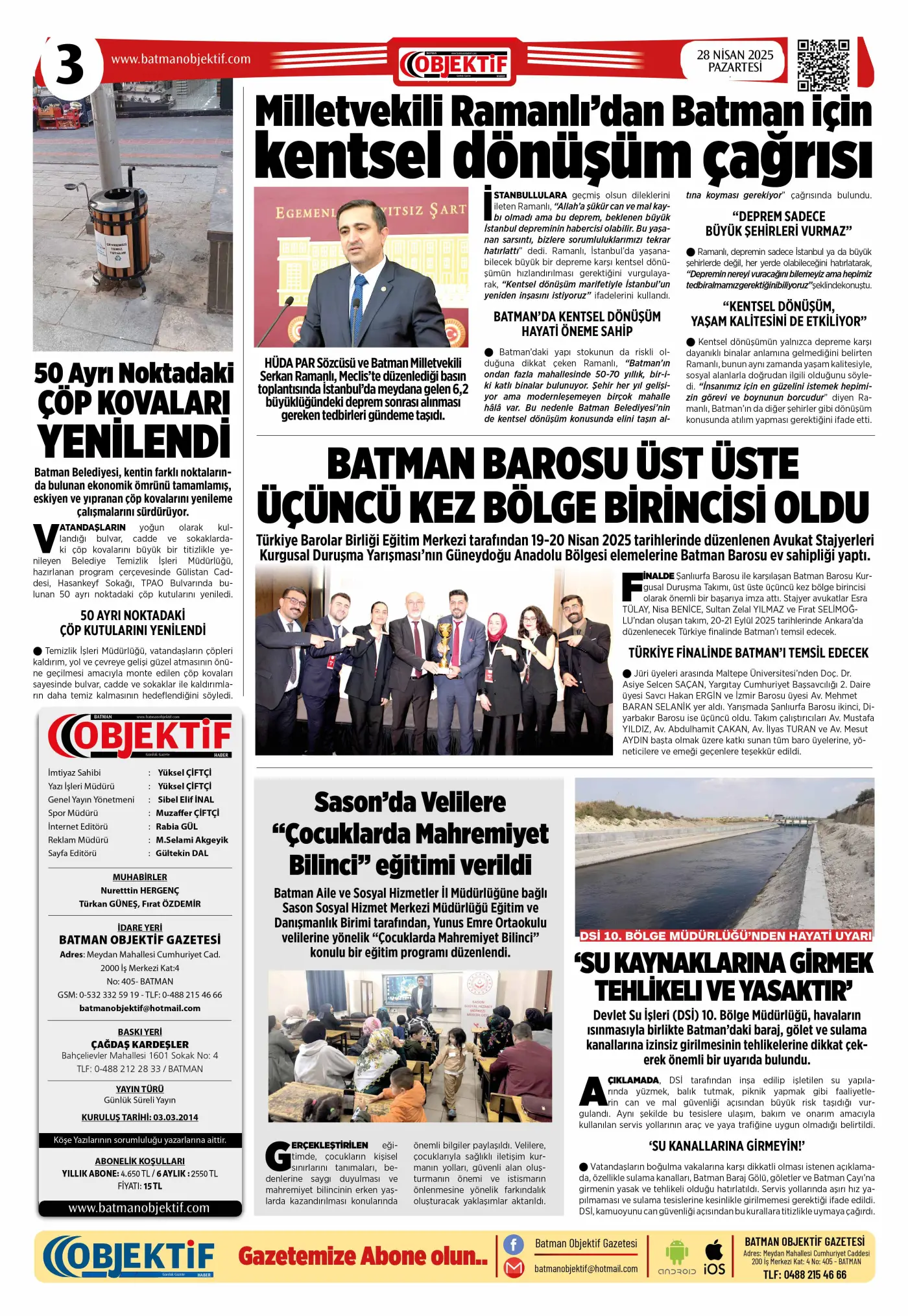 29.04.2025 tarihli sayı, 3. sayfa