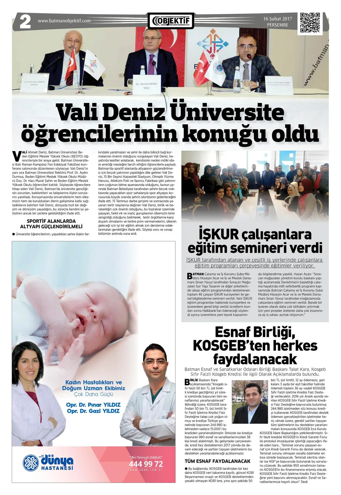 15.02.2017 tarihli sayı, 2. sayfa