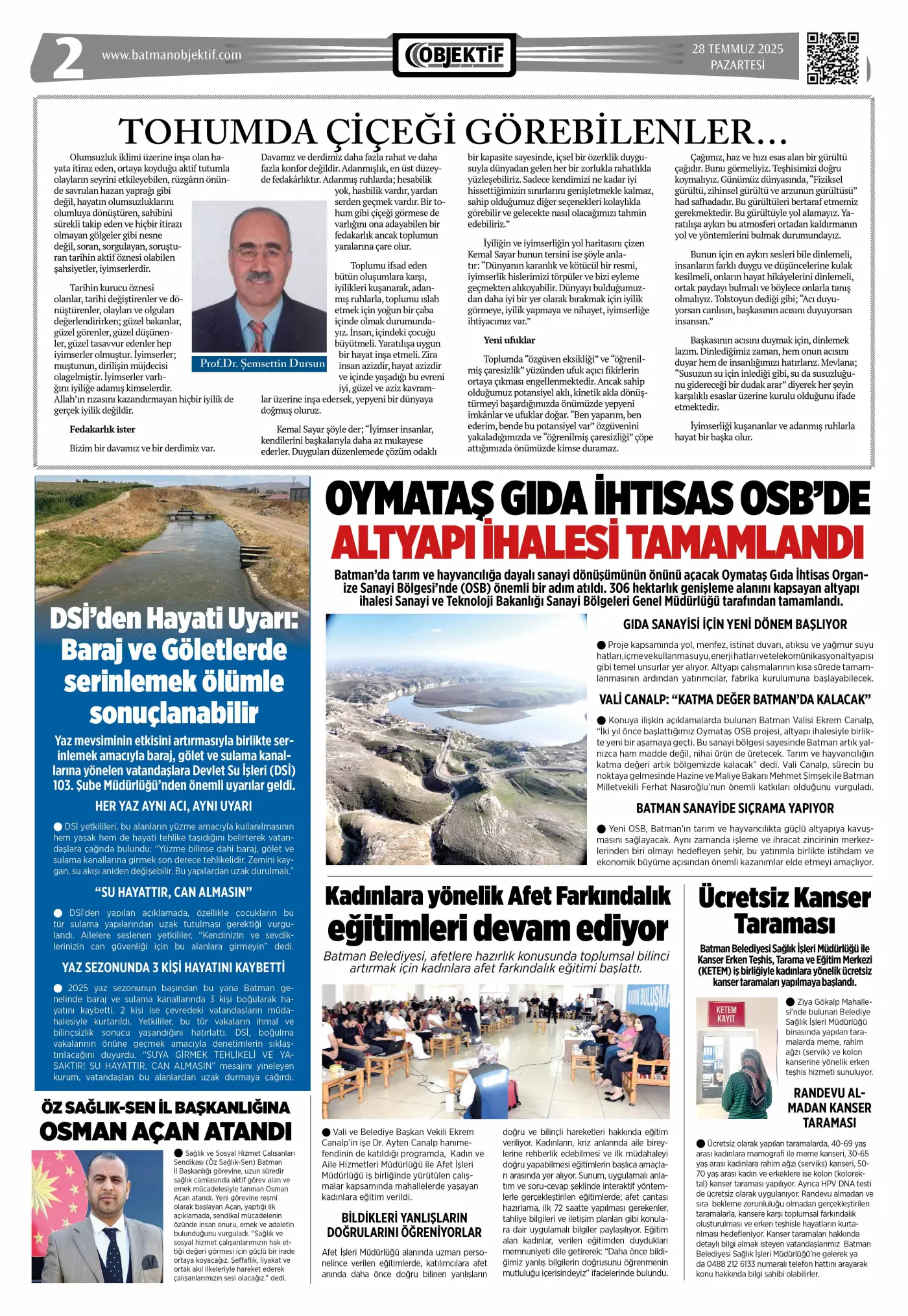 28.07.2025 tarihli sayı, 2. sayfa