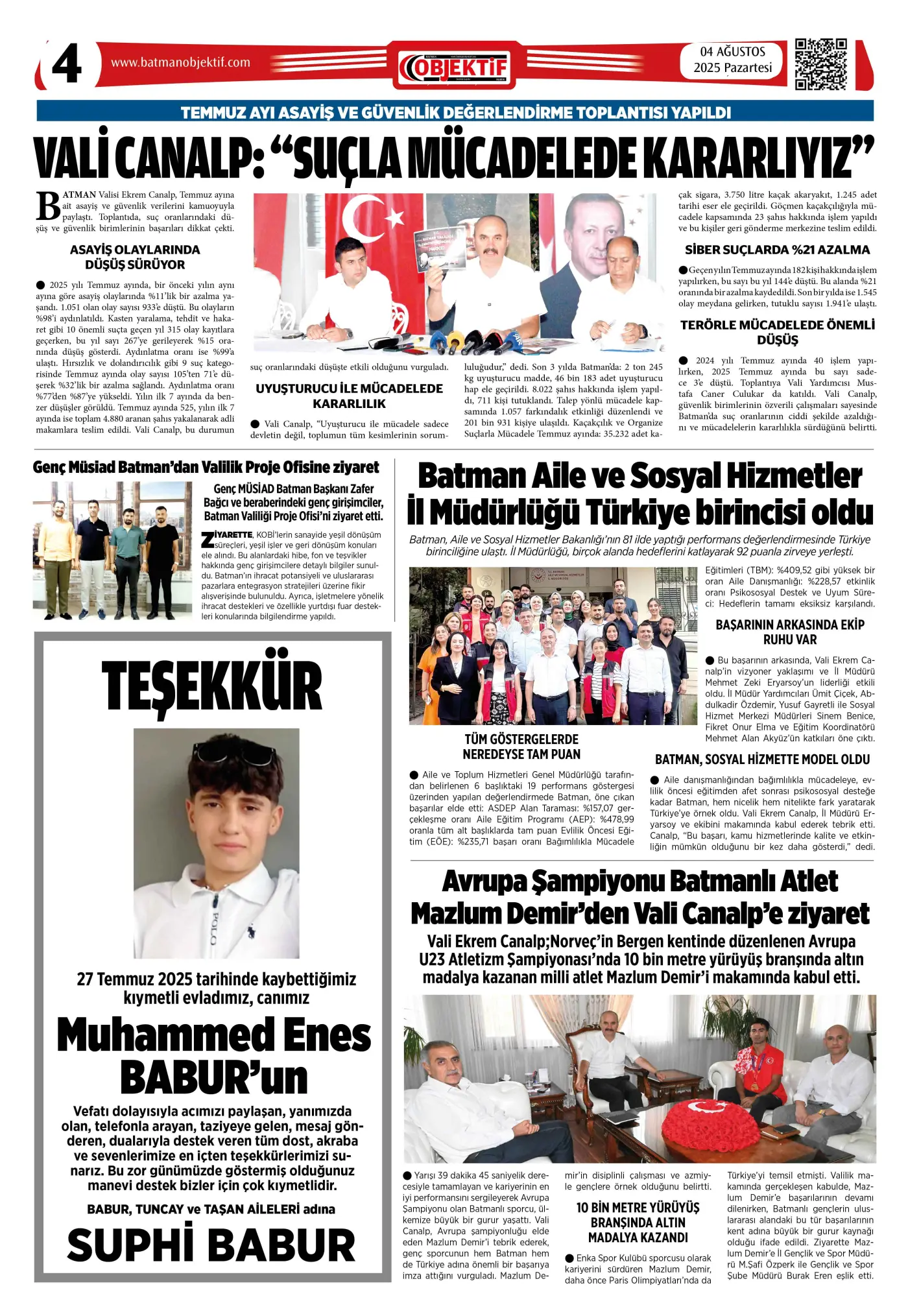 04.08.2025 tarihli sayı, 4. sayfa