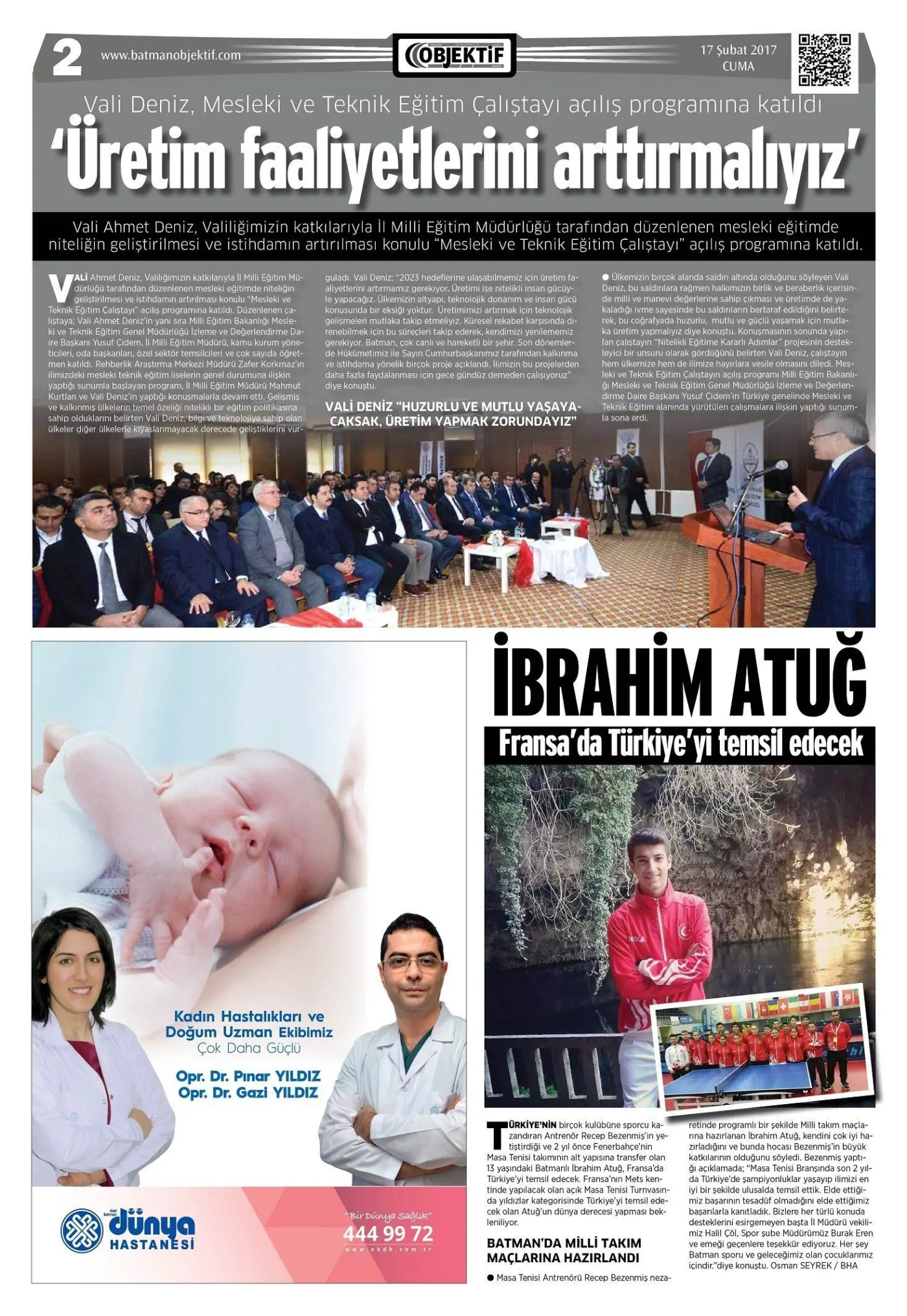 17.02.2017 tarihli sayı, 2. sayfa