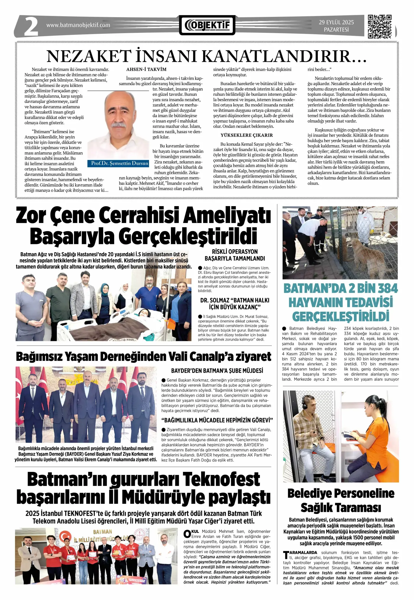 28.09.2025 tarihli sayı, 2. sayfa