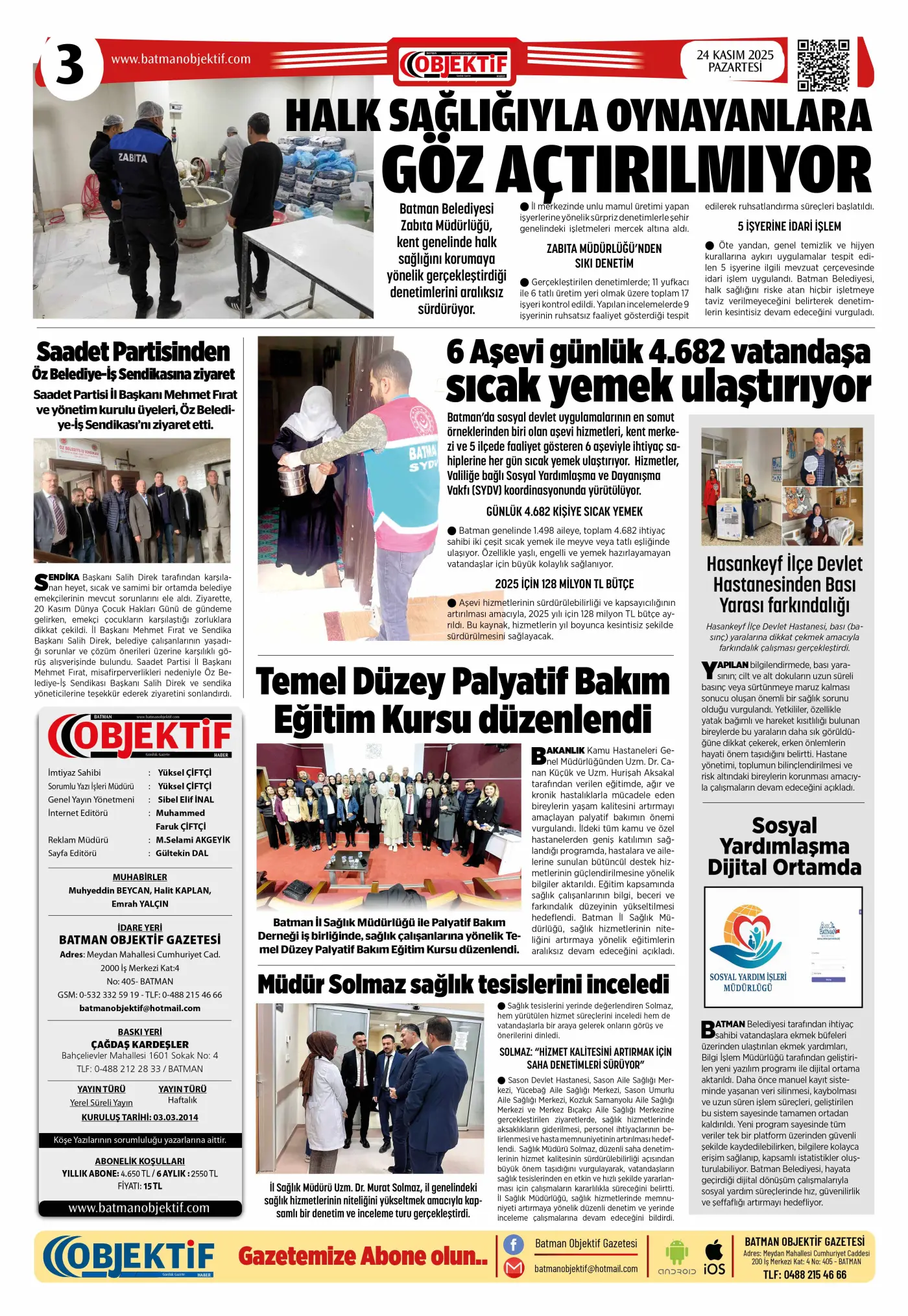 25.11.2025 tarihli sayı, 3. sayfa