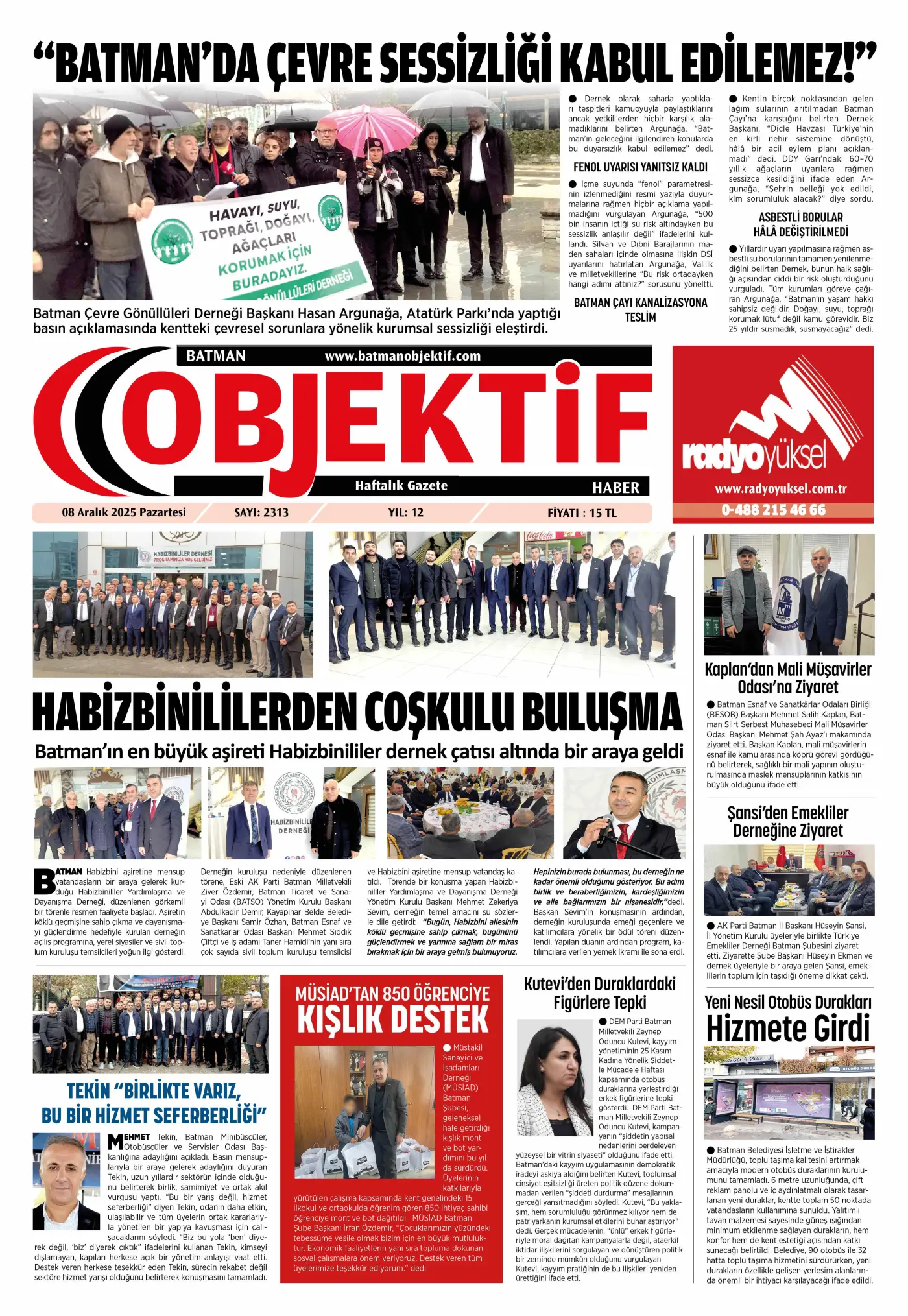 07.12.2025 tarihli sayı, 1. sayfa