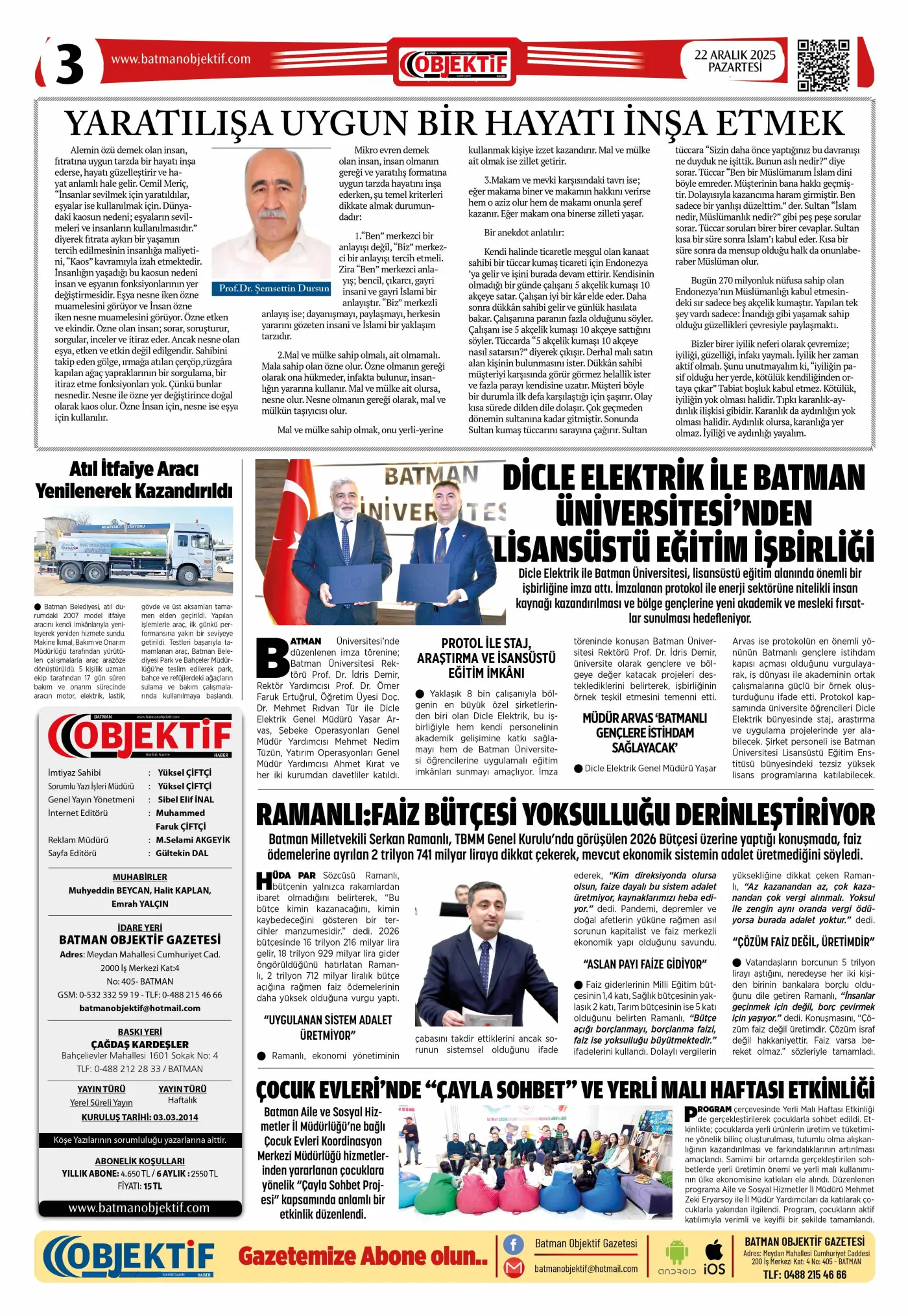 31.12.2025 tarihli sayı, 3. sayfa