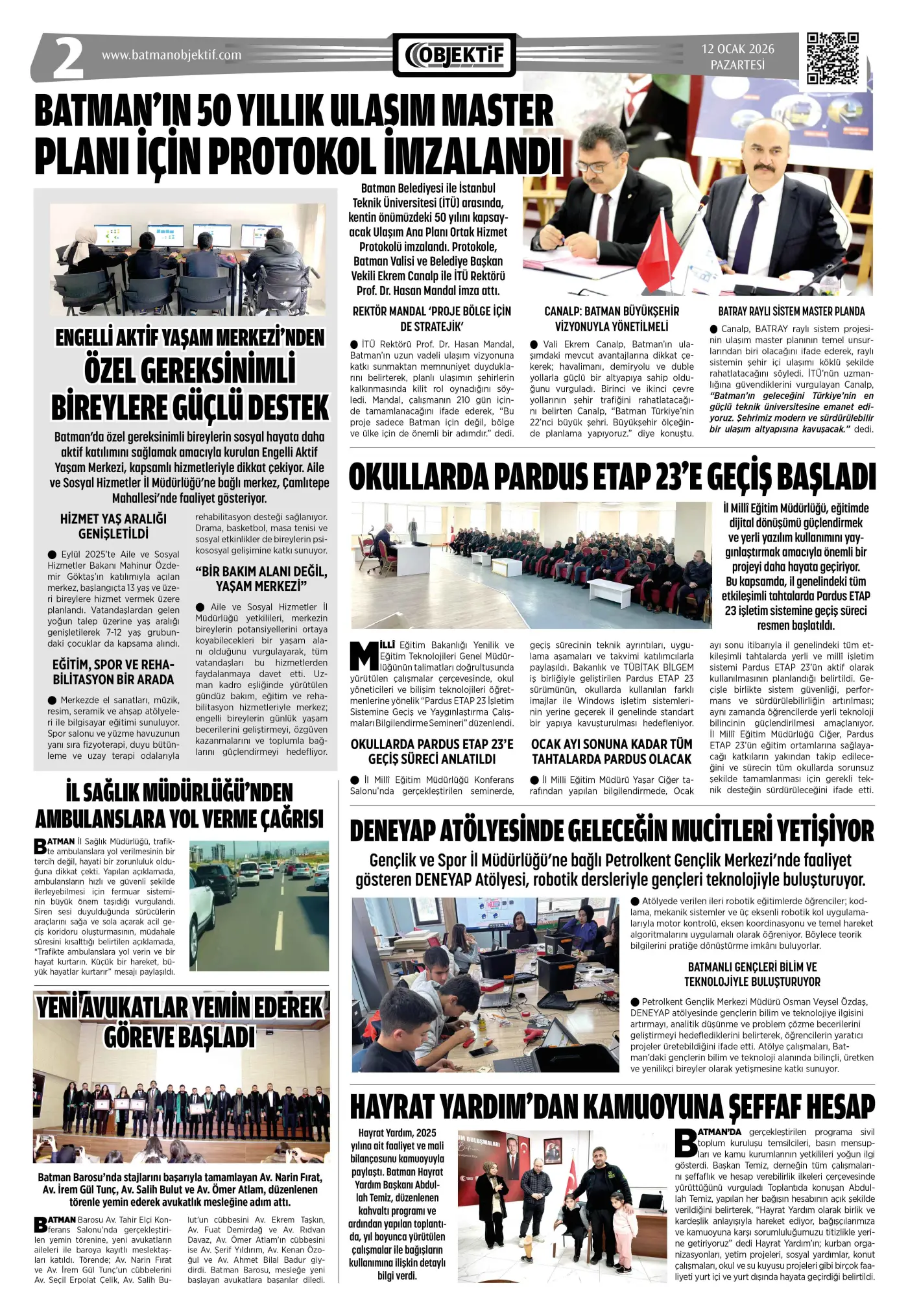 21.01.2026 tarihli sayı, 2. sayfa