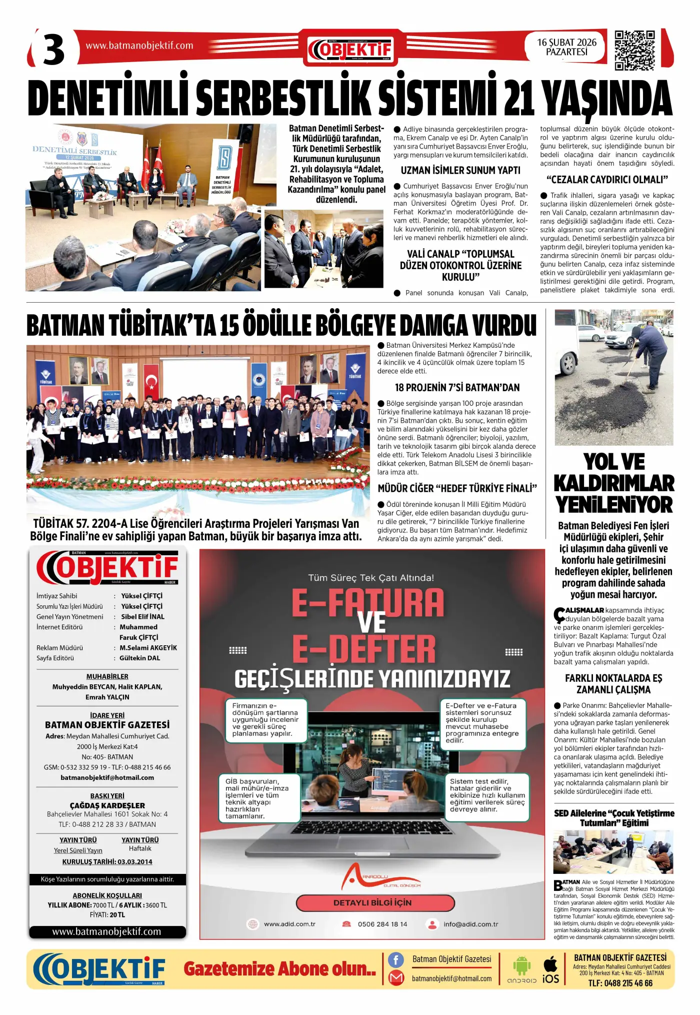 16.02.2026 tarihli sayı, 3. sayfa