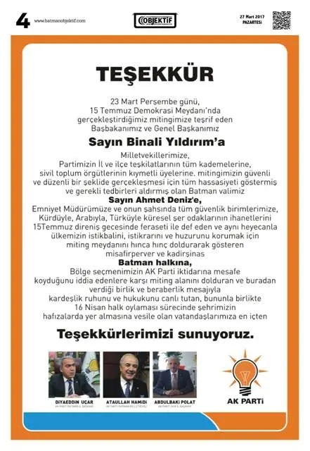 27.03.2017 tarihli sayı, 4. sayfa